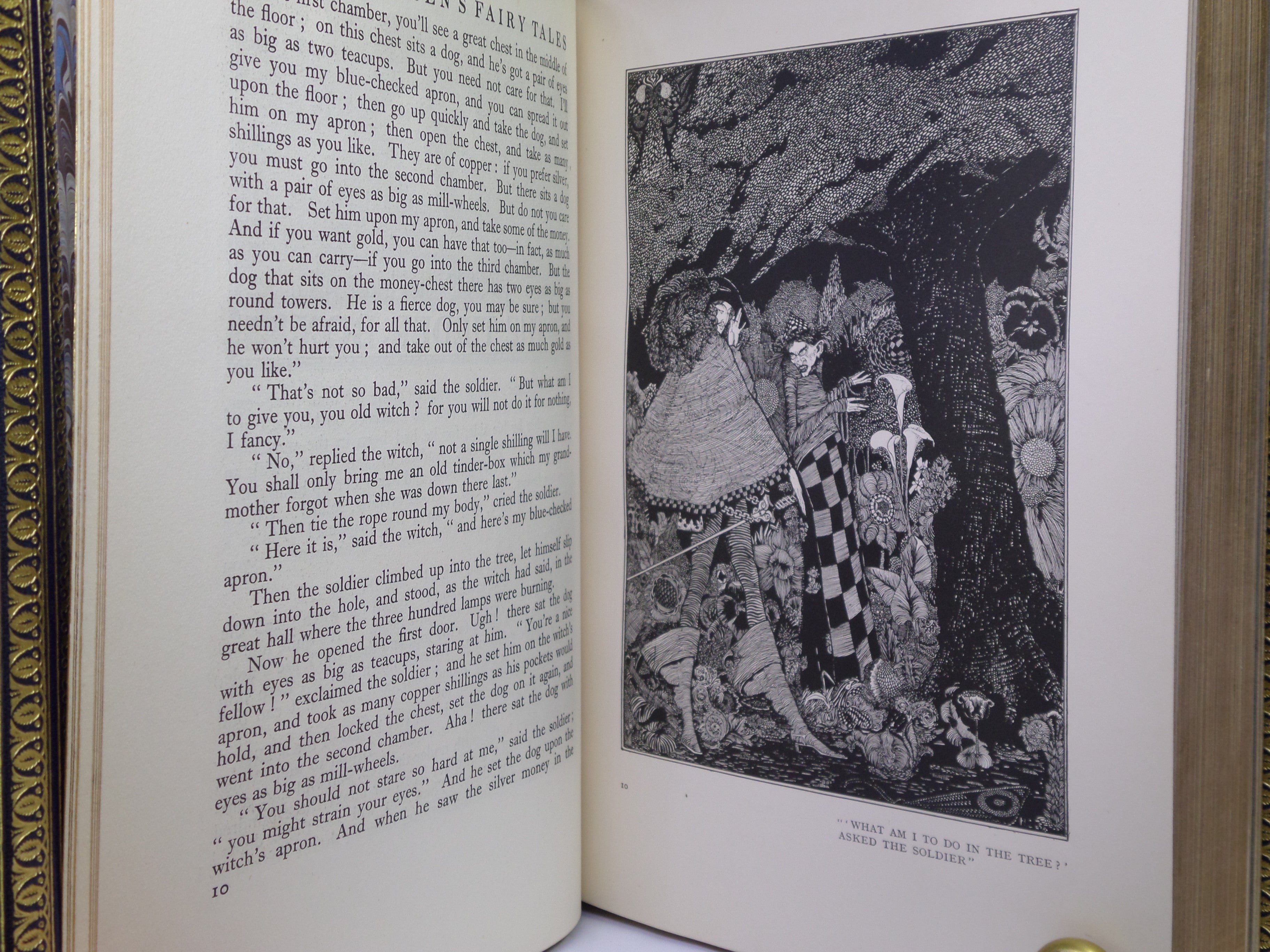 FAIRY TALES BY HANS CHRISTIAN ANDERSEN 1916 FINE BINDING, HARRY CLARKE ILLS.