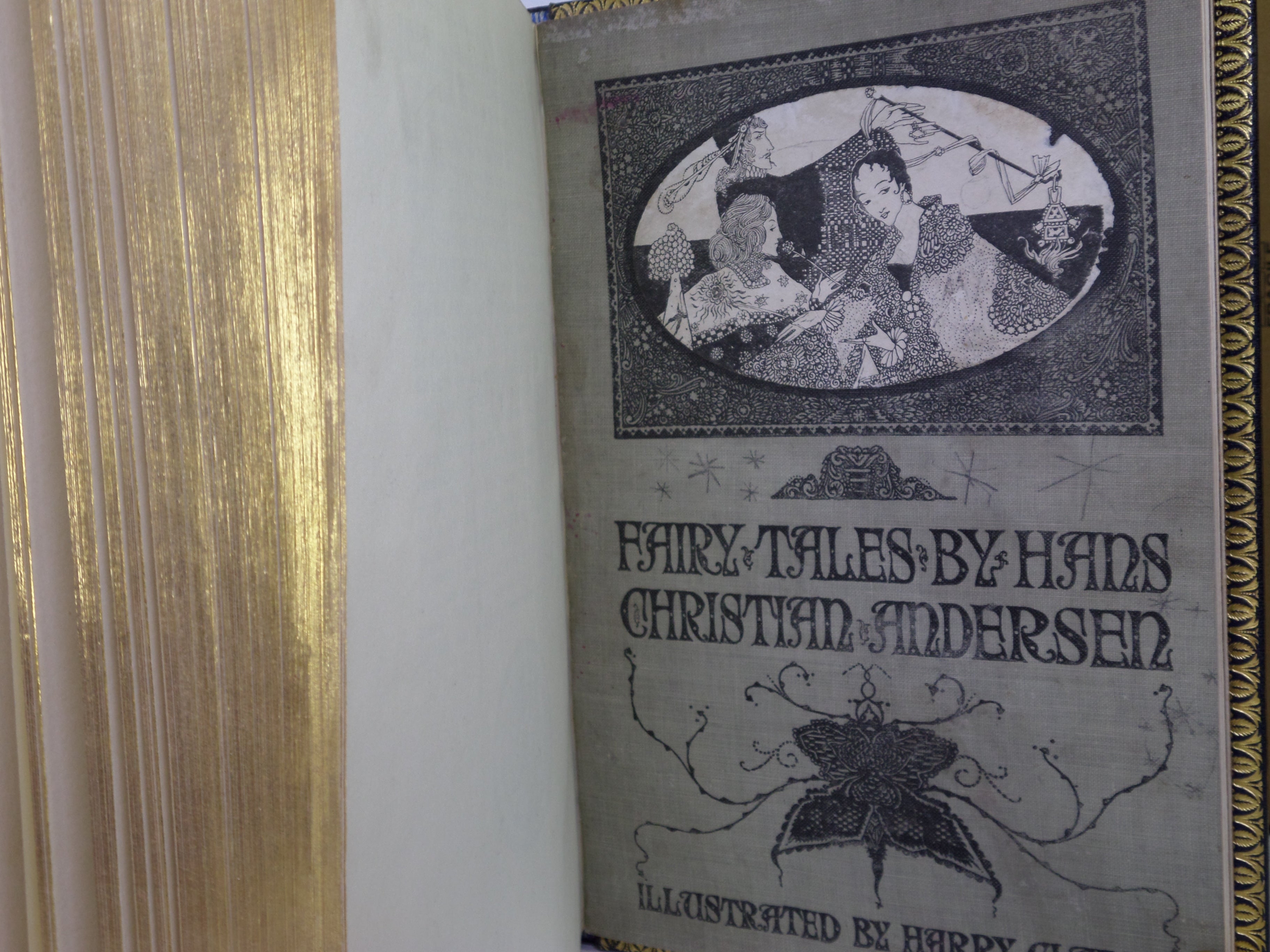 FAIRY TALES BY HANS CHRISTIAN ANDERSEN 1916 FINE BINDING, HARRY CLARKE ILLS.