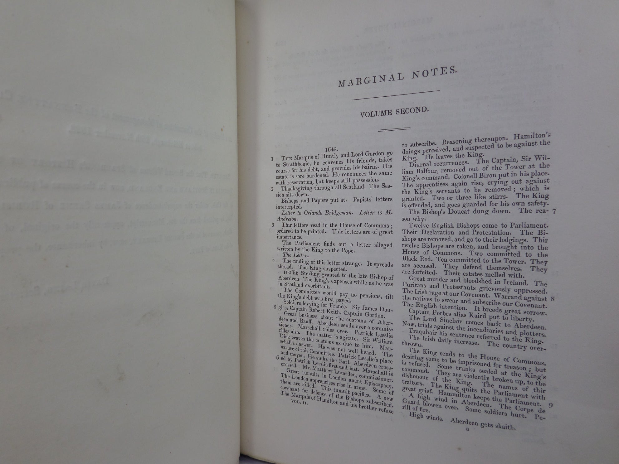 THE HISTORY OF THE TROUBLES & MEMORABLE TRANSACTIONS IN SCOTLAND & ENGLAND 1828