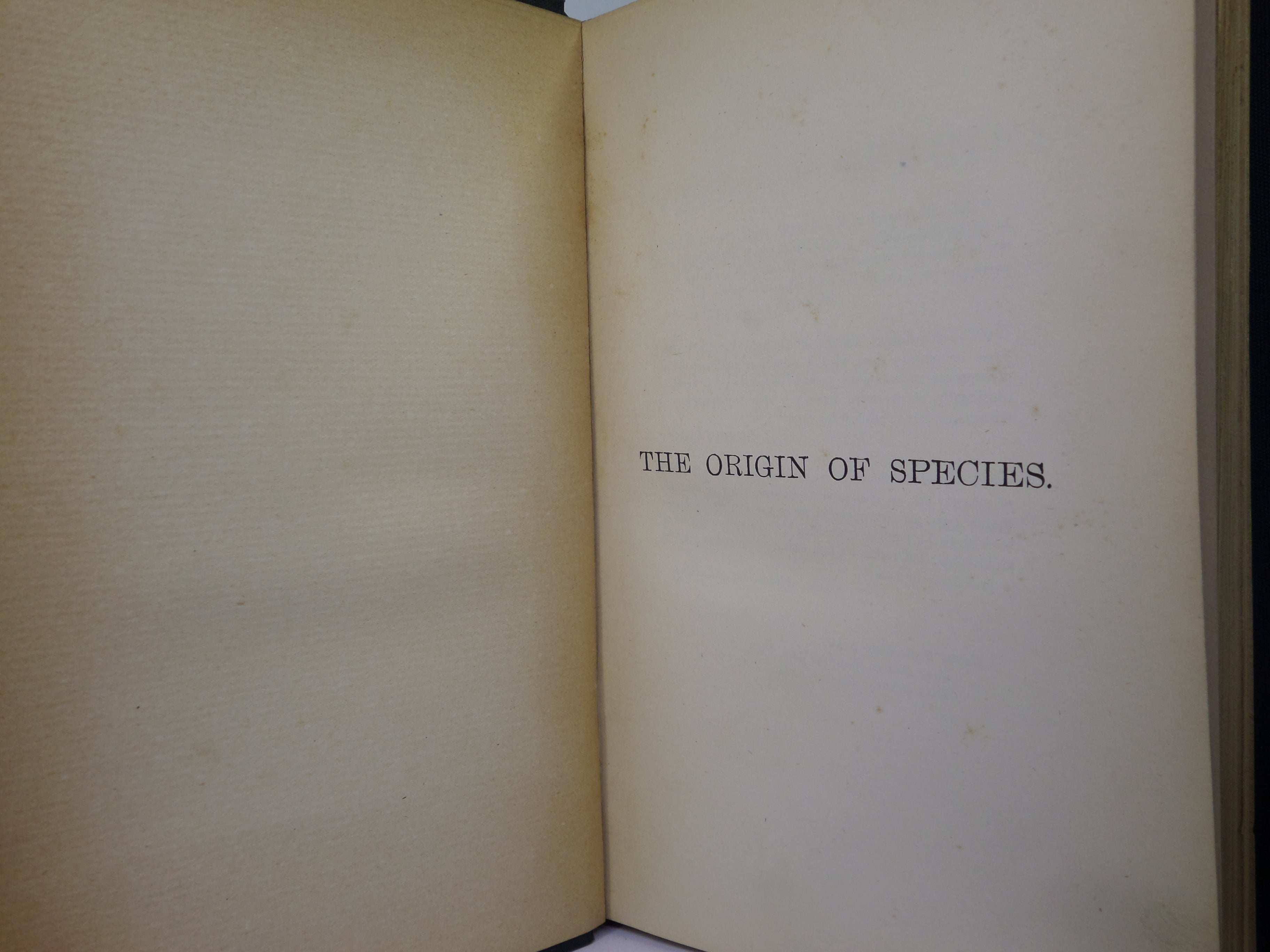 THE ORIGIN OF SPECIES BY MEANS OF NATURAL SELECTION BY CHARLES DARWIN 1899