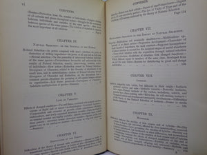 THE ORIGIN OF SPECIES BY MEANS OF NATURAL SELECTION BY CHARLES DARWIN 1899