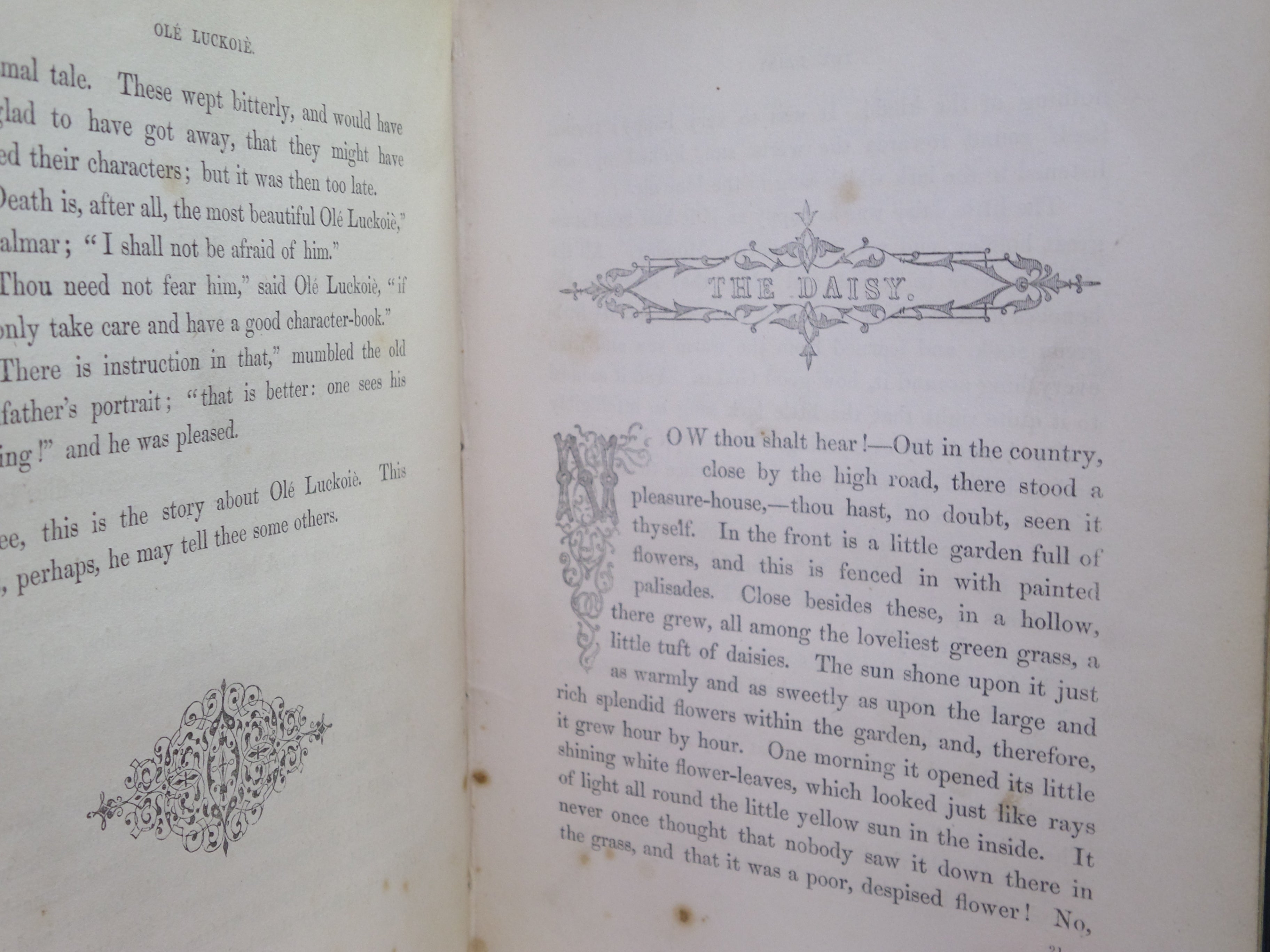 WONDERFUL STORIES FOR CHILDREN BY HANS CHRISTIAN ANDERSEN 1846 FIRST EDITION