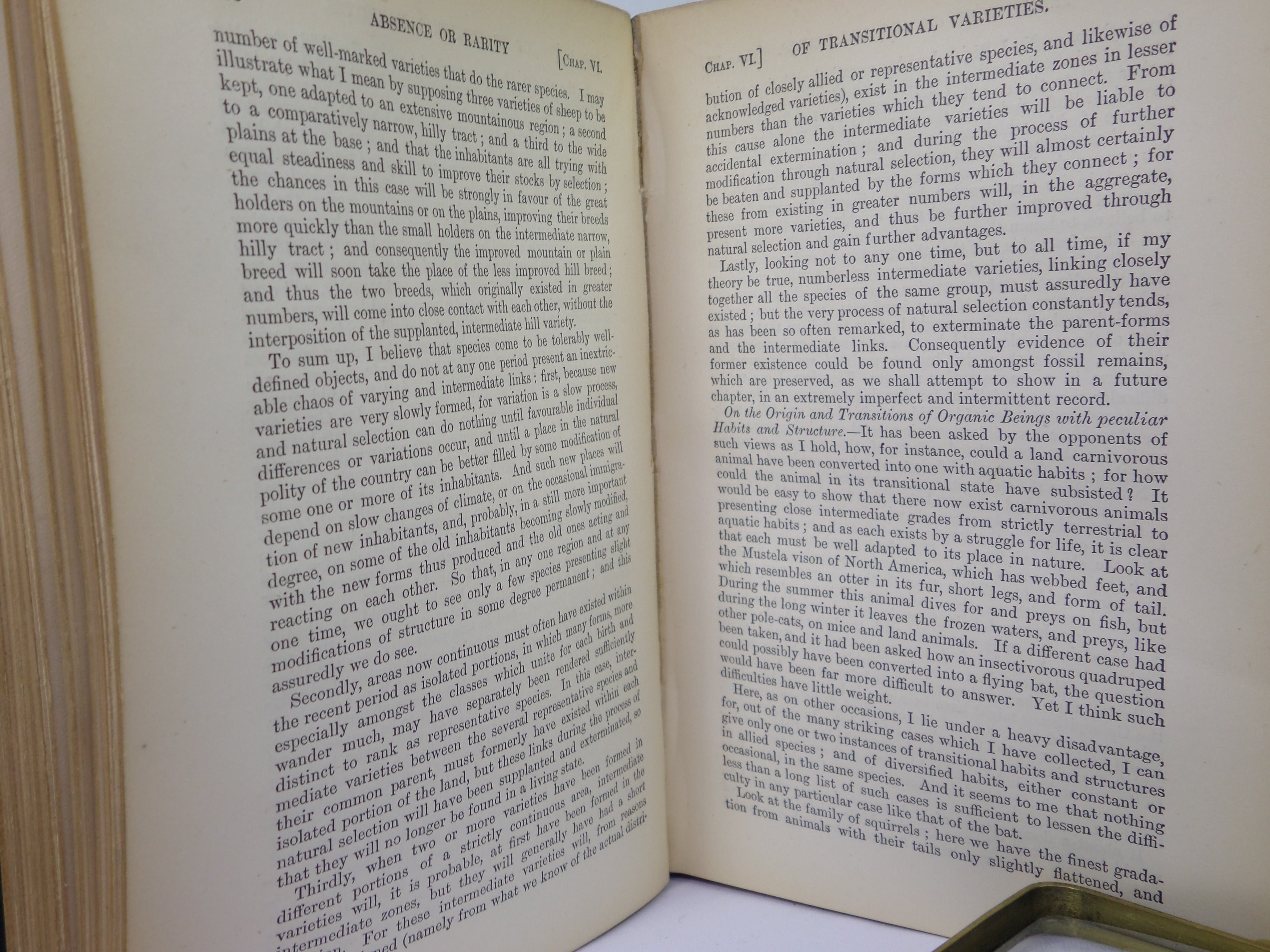 THE ORIGIN OF SPECIES BY MEANS OF NATURAL SELECTION BY CHARLES DARWIN 1899