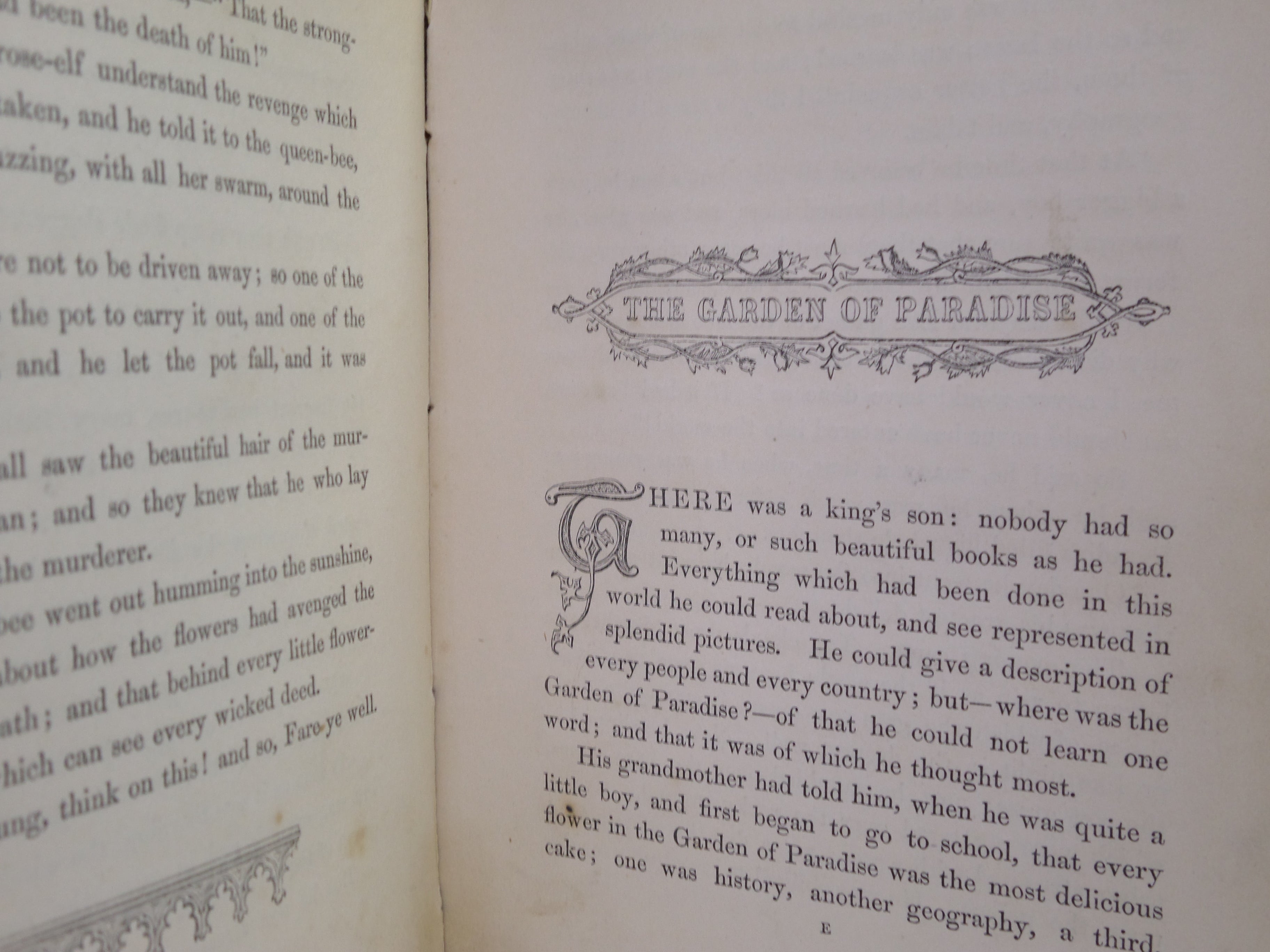 WONDERFUL STORIES FOR CHILDREN BY HANS CHRISTIAN ANDERSEN 1846 FIRST EDITION