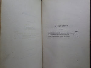 CORRESPONDENCE RELATING TO AMERICA PRESENTED TO PARLIAMENT IN 1810, FINE BINDING