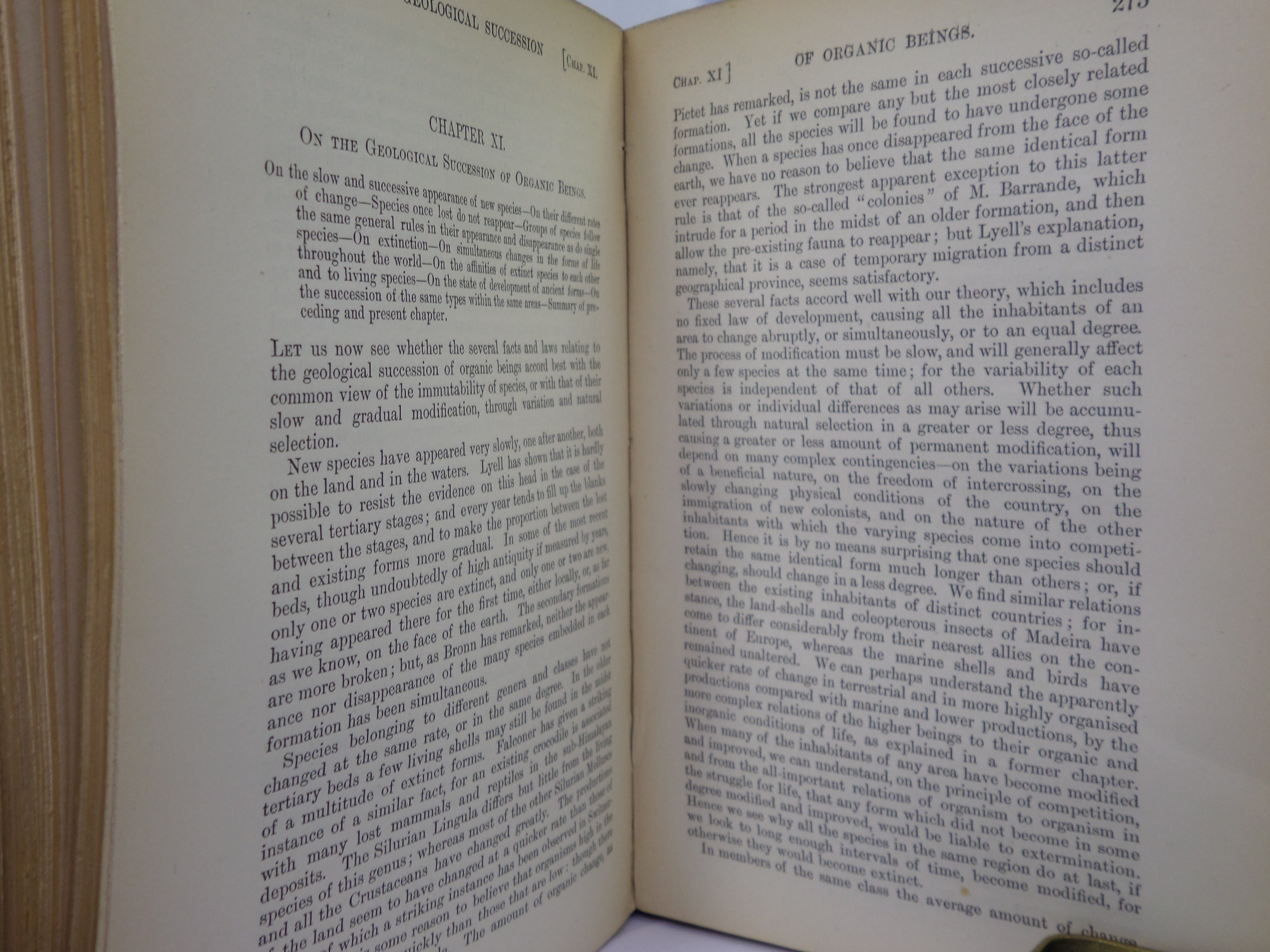 THE ORIGIN OF SPECIES BY MEANS OF NATURAL SELECTION BY CHARLES DARWIN 1899