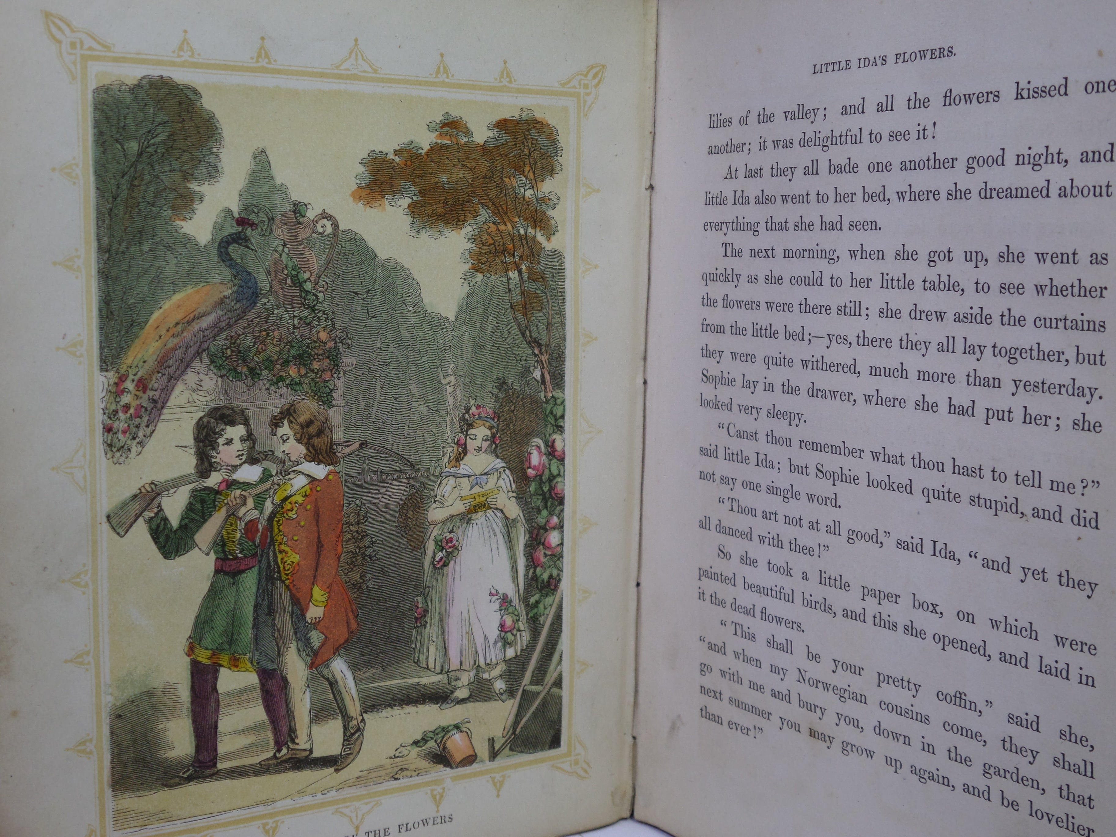 WONDERFUL STORIES FOR CHILDREN BY HANS CHRISTIAN ANDERSEN 1846 FIRST EDITION