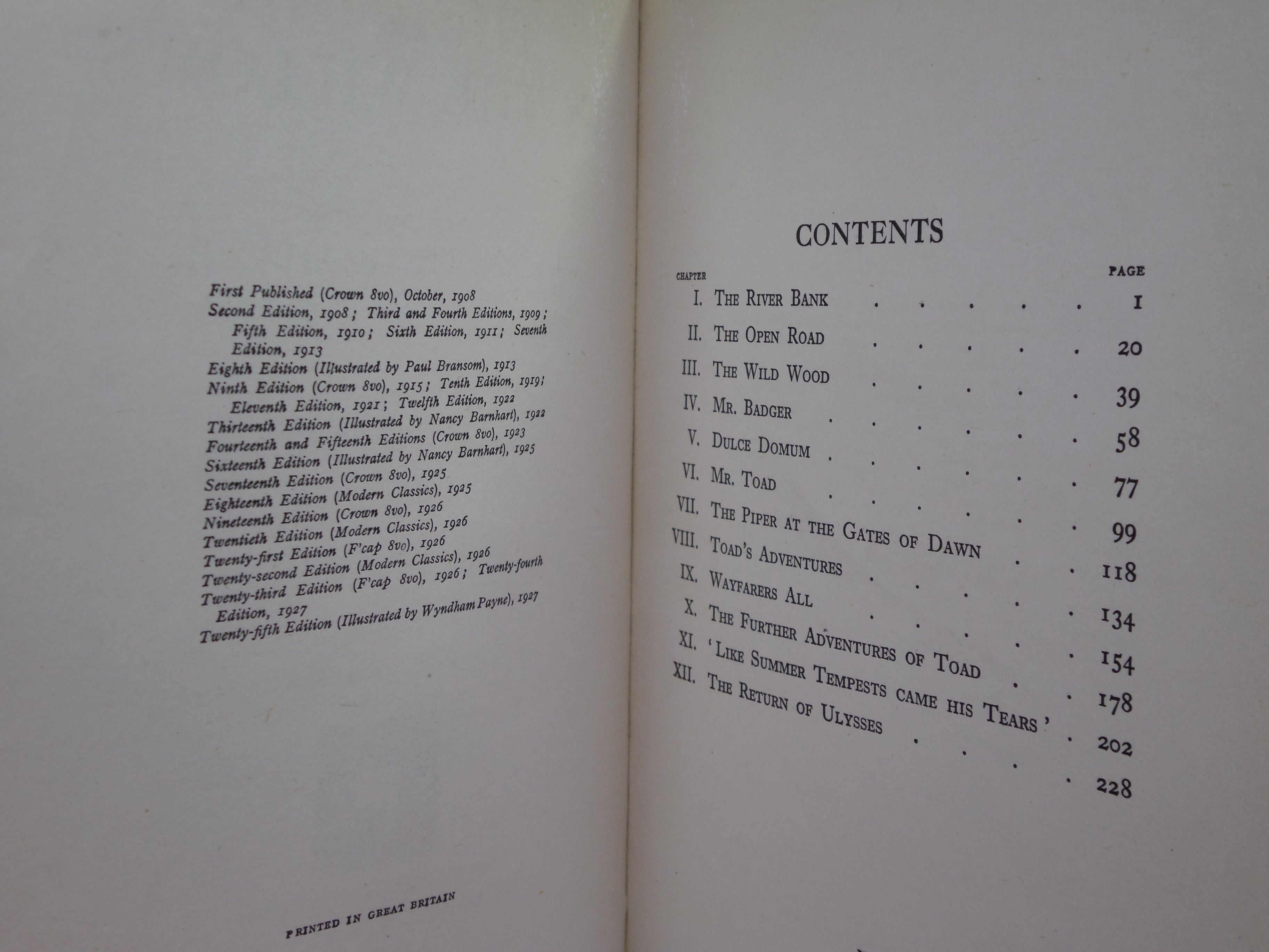 THE WIND IN THE WILLOWS 1927 KENNETH GRAHAME, BAYNTUN RIVIERE FINE BINDING