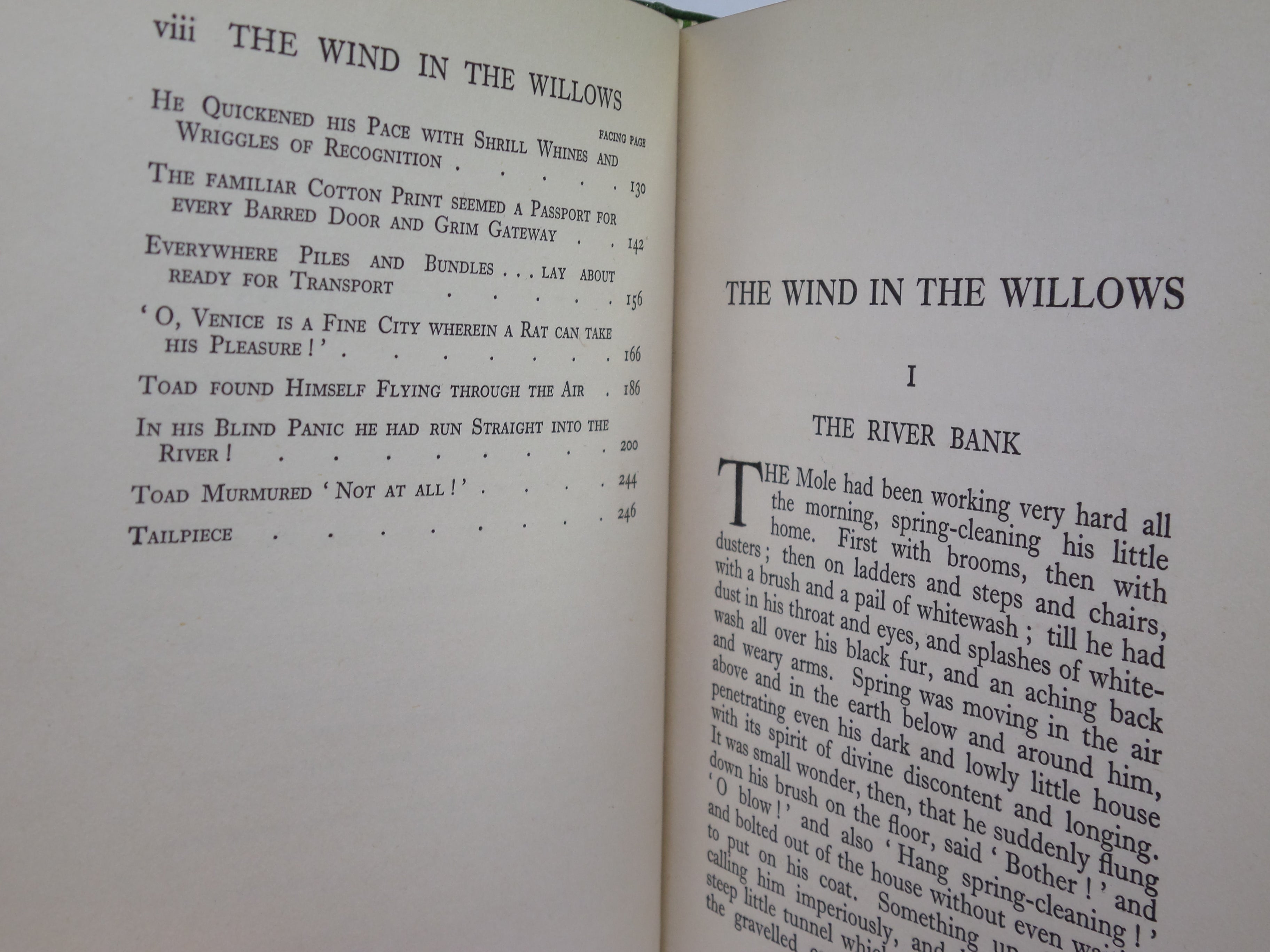 THE WIND IN THE WILLOWS 1927 KENNETH GRAHAME, BAYNTUN RIVIERE FINE BINDING