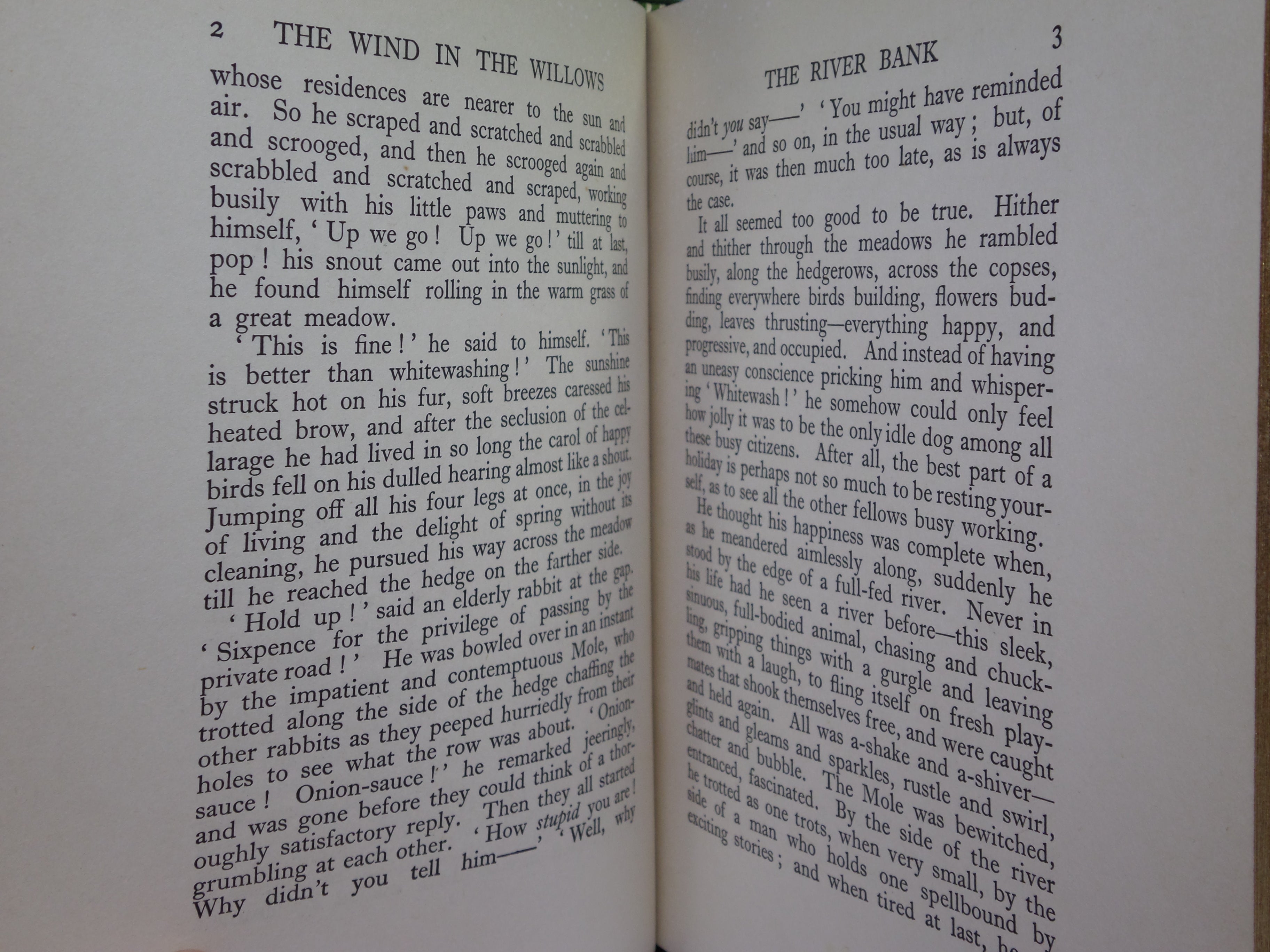 THE WIND IN THE WILLOWS 1927 KENNETH GRAHAME, BAYNTUN RIVIERE FINE BINDING