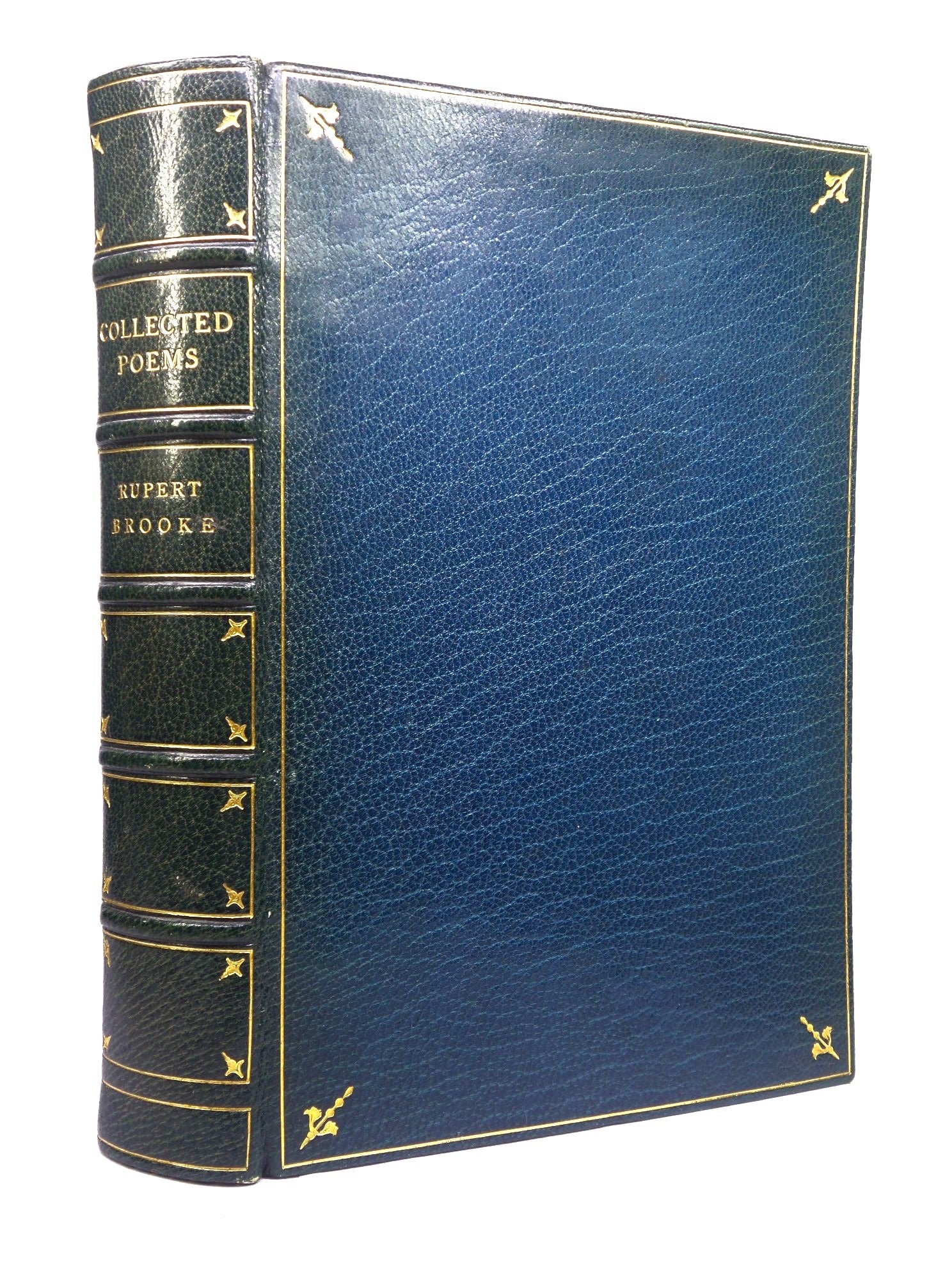 THE COLLECTED POEMS OF RUPERT BROOKE 1927 FINE OXFORD BINDING