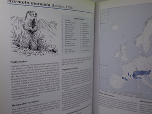 THE ATLAS OF EUROPEAN MAMMALS BY A.J. MITCHELL-JONES ET AL 1999 FIRST EDITION HARDCOVER