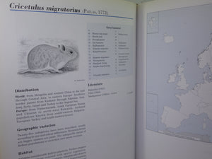 THE ATLAS OF EUROPEAN MAMMALS BY A.J. MITCHELL-JONES ET AL 1999 FIRST EDITION HARDCOVER