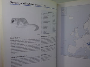 THE ATLAS OF EUROPEAN MAMMALS BY A.J. MITCHELL-JONES ET AL 1999 FIRST EDITION HARDCOVER