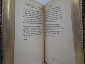 THE COLLECTED POEMS OF RUPERT BROOKE 1927 FINE OXFORD BINDING