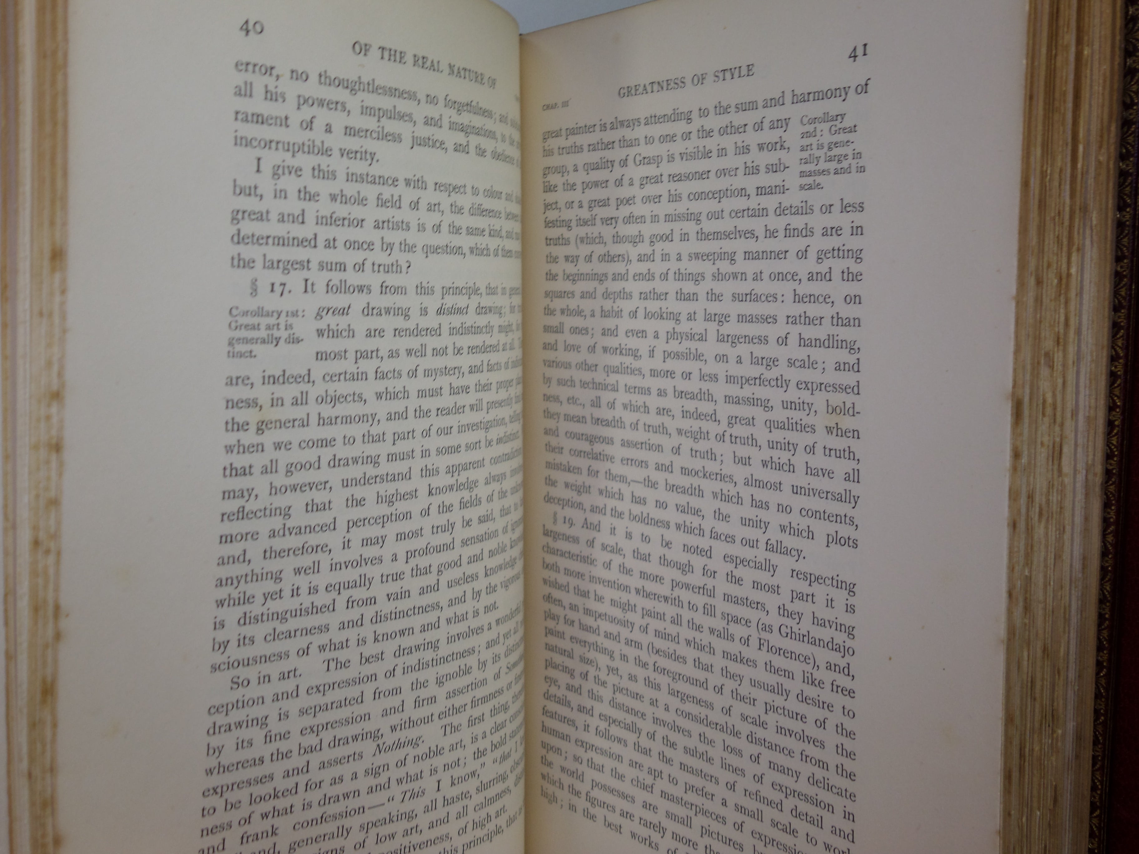 MODERN PAINTERS BY JOHN RUSKIN 1903-04 FINELY BOUND IN SIX VOLUMES BY HATCHARDS