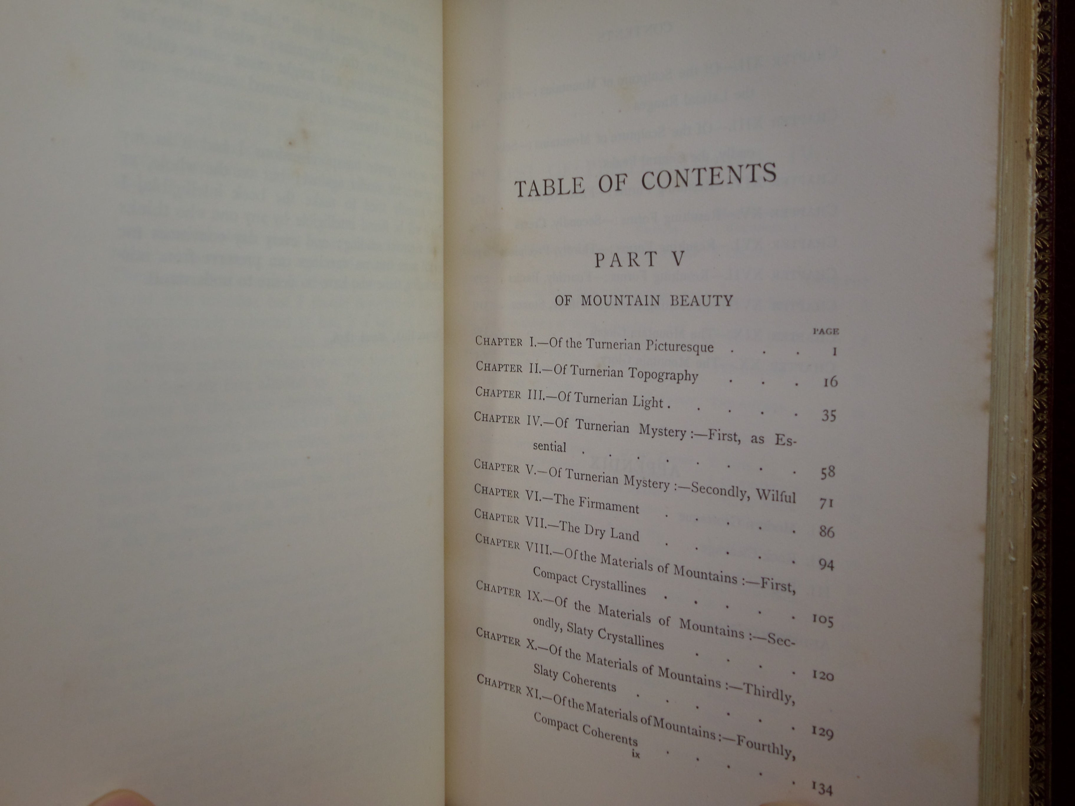 MODERN PAINTERS BY JOHN RUSKIN 1903-04 FINELY BOUND IN SIX VOLUMES BY HATCHARDS