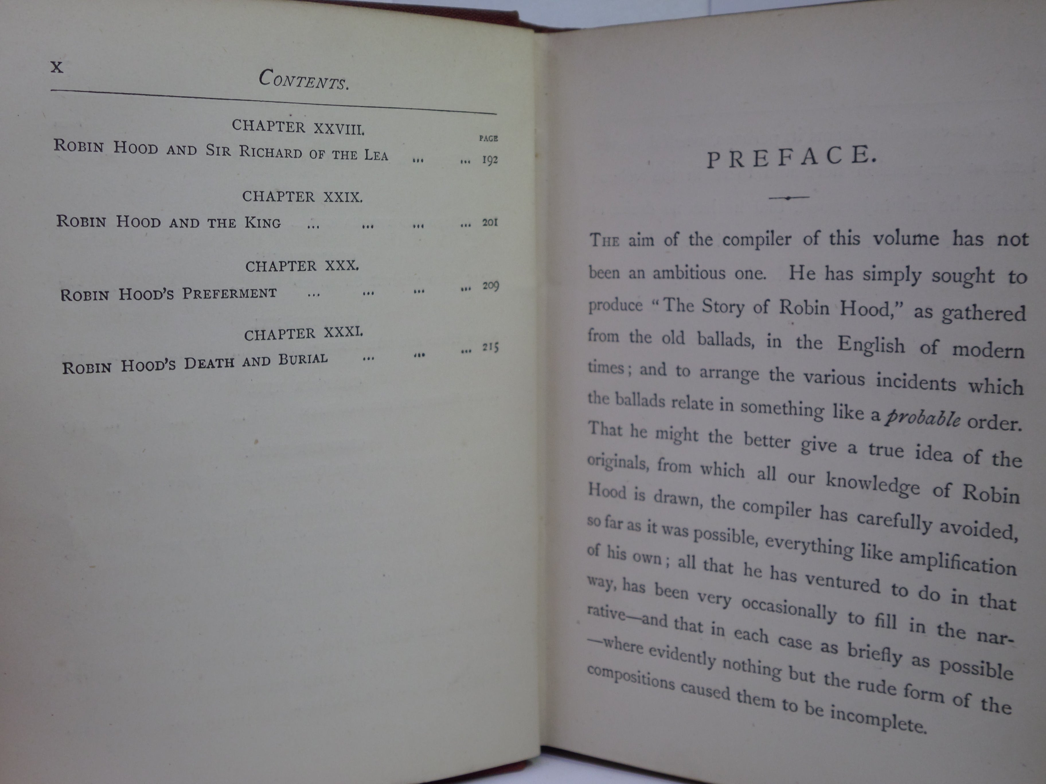 THE STORY OF ROBIN HOOD BY WILLIAM HEATON C. 1870 THIRD EDITION ILLUSTRATED