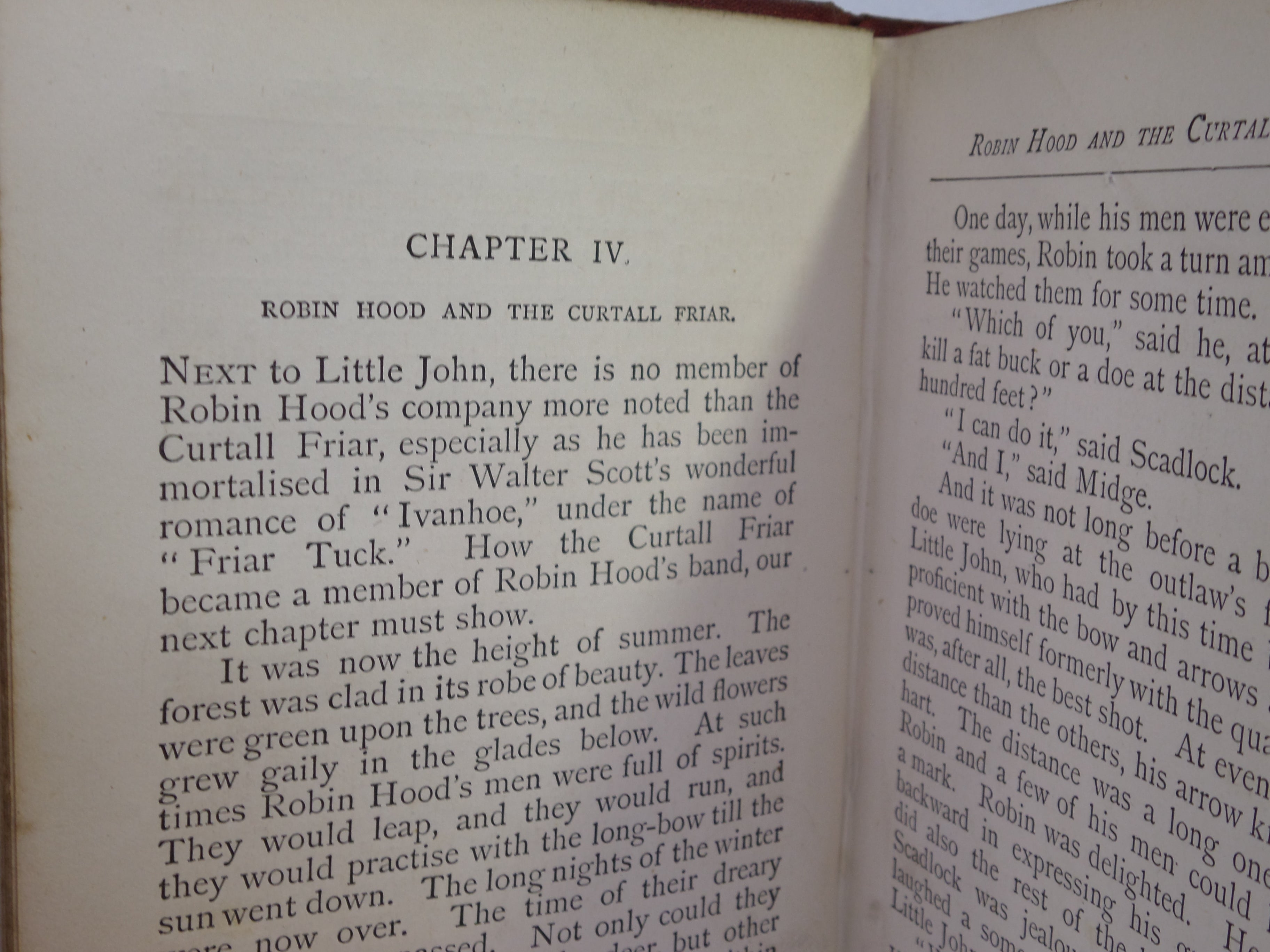 THE STORY OF ROBIN HOOD BY WILLIAM HEATON C. 1870 THIRD EDITION ILLUSTRATED