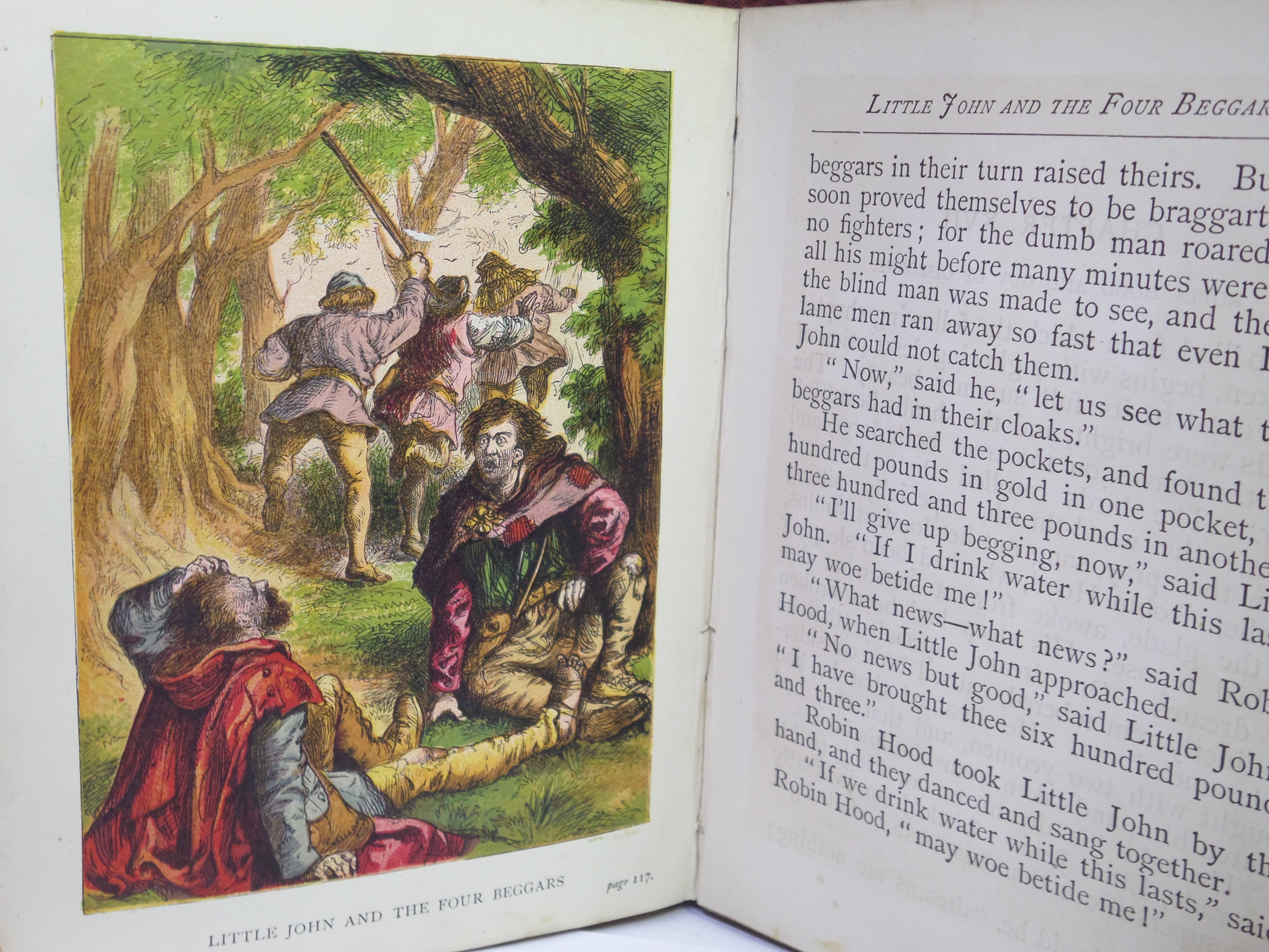 THE STORY OF ROBIN HOOD BY WILLIAM HEATON C. 1870 THIRD EDITION ILLUSTRATED