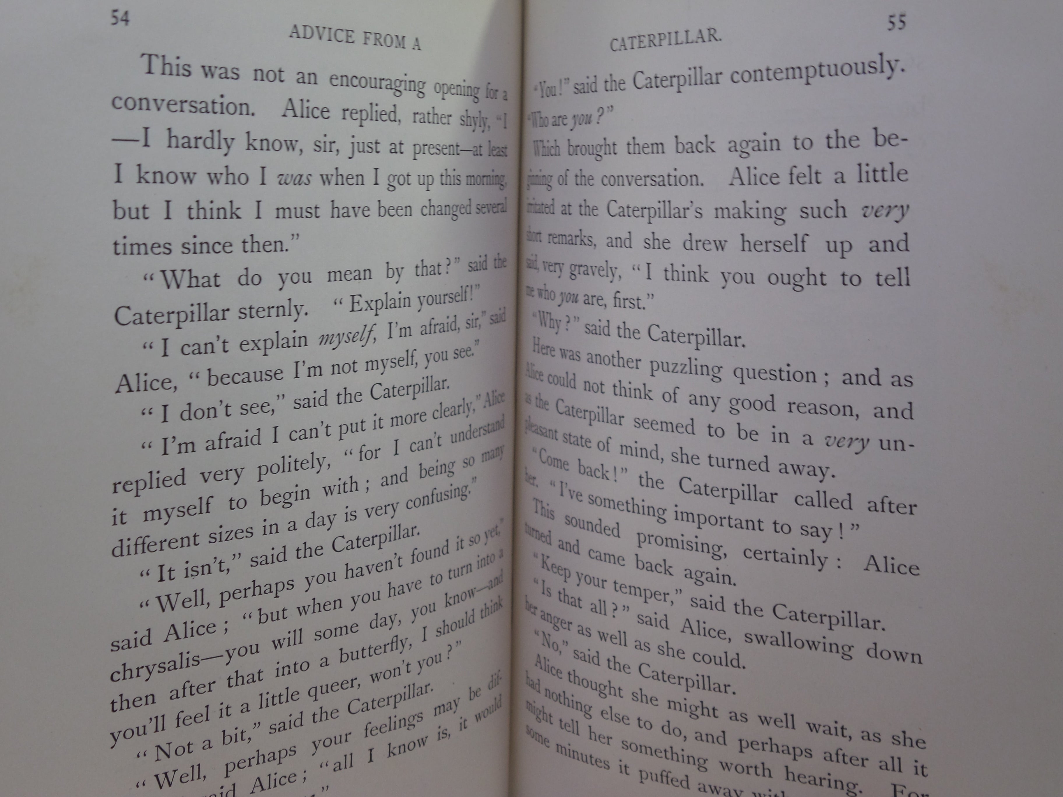 ALICE'S ADVENTURES IN WONDERLAND BY LEWIS CARROLL 1898 PEOPLE'S EDITION