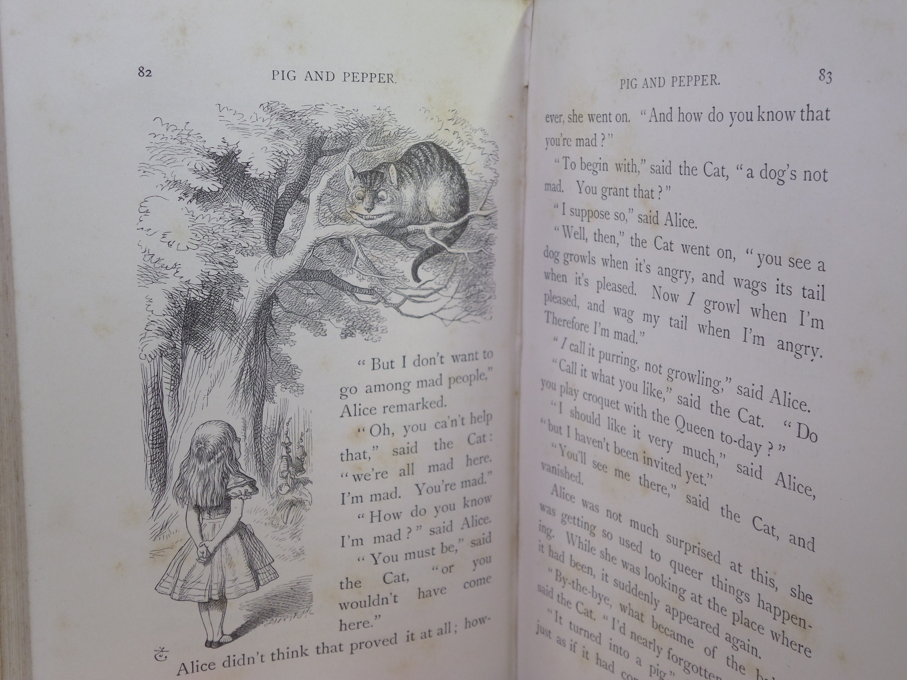 ALICE'S ADVENTURES IN WONDERLAND BY LEWIS CARROLL 1898 PEOPLE'S EDITION