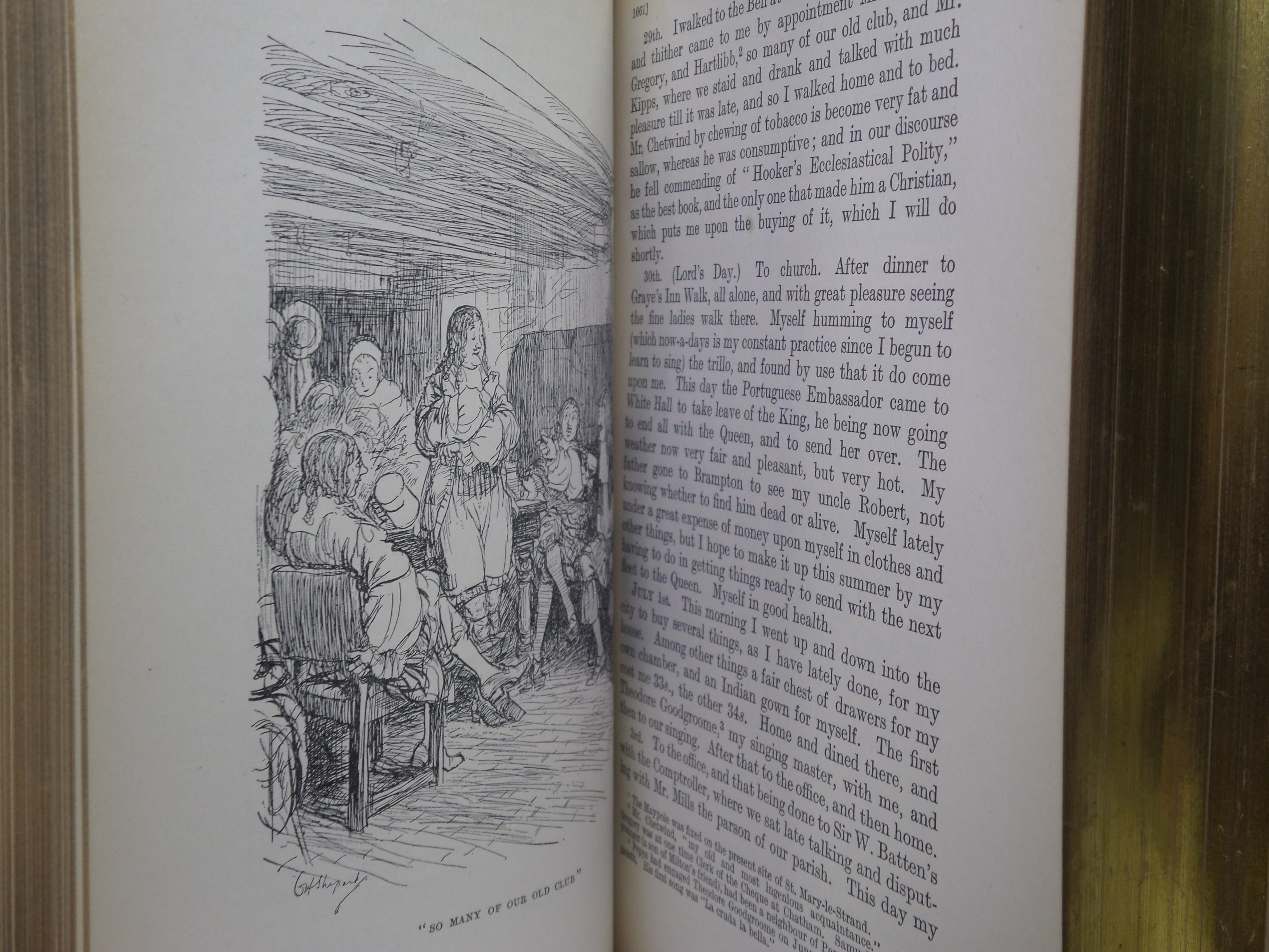 EVERYBODY'S PEPYS: THE DIARY OF SAMUEL PEPYS 1660-1669 FINE RIVIERE BINDING
