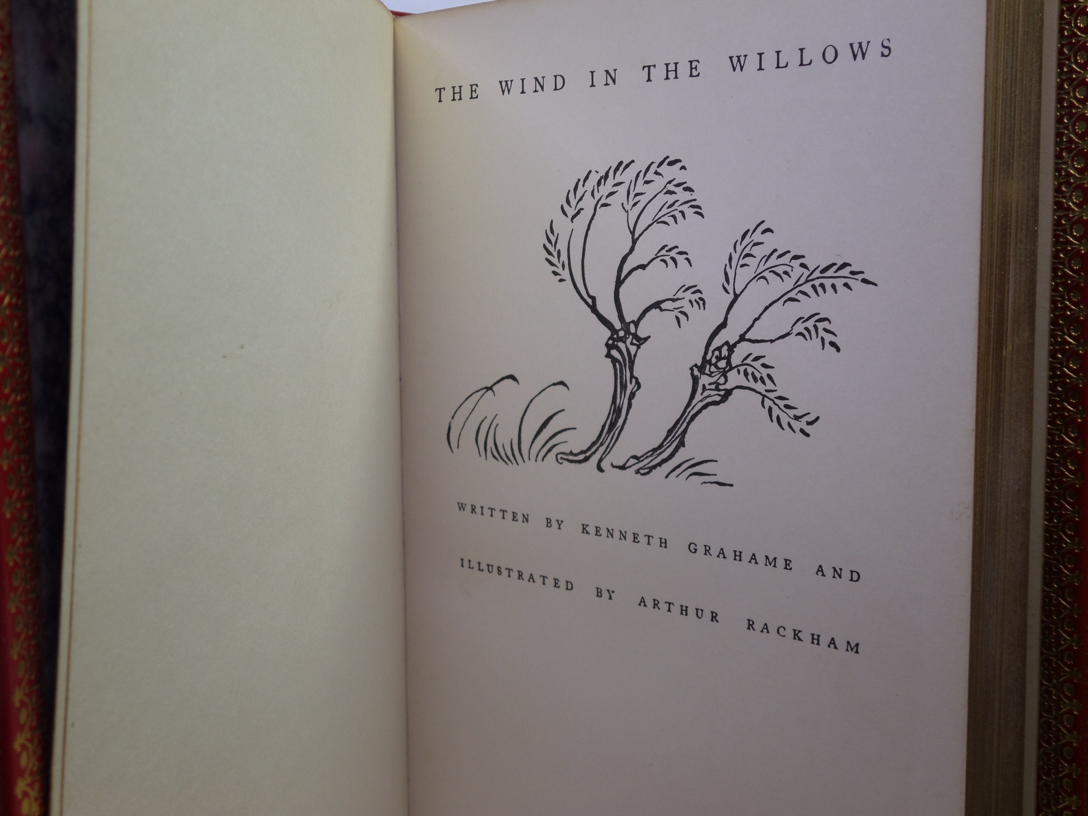 THE WIND IN THE WILLOWS BY KENNETH GRAHAME 1960 ARTHUR RACKHAM ILLUSTRATIONS