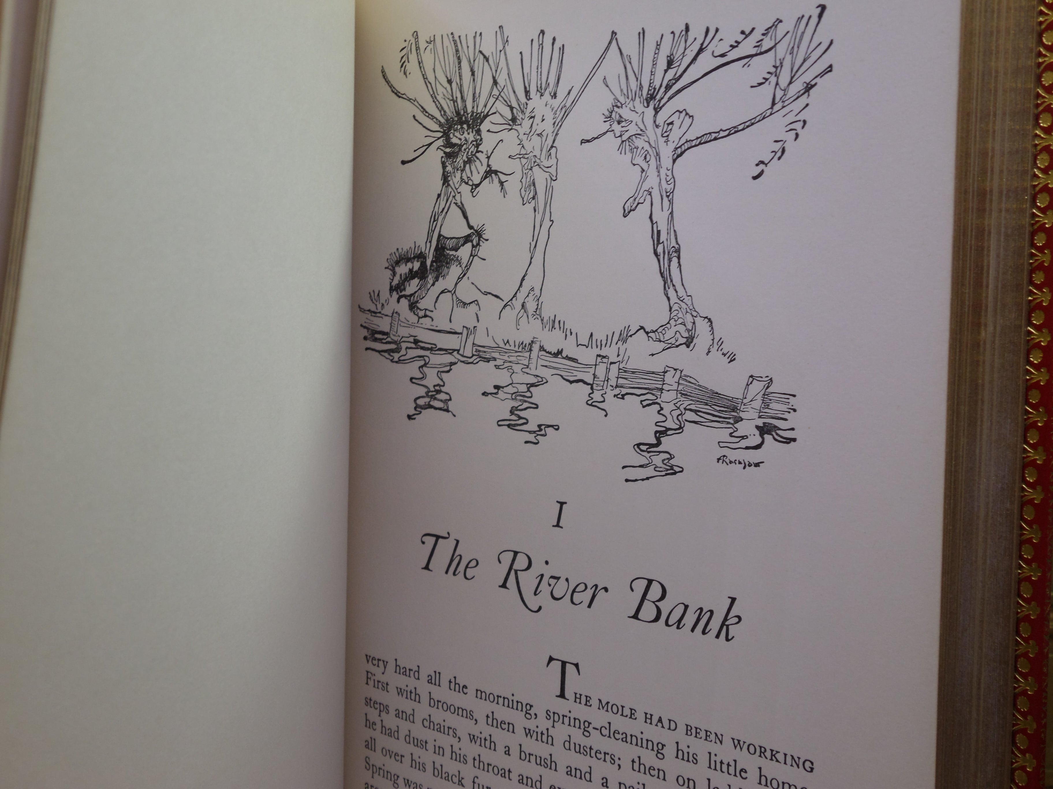 THE WIND IN THE WILLOWS BY KENNETH GRAHAME 1960 ARTHUR RACKHAM ILLUSTRATIONS