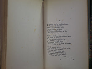 THE BALLAD OF READING GAOL BY OSCAR WILDE 1899 [1907] HATCHARDS LEATHER BINDING