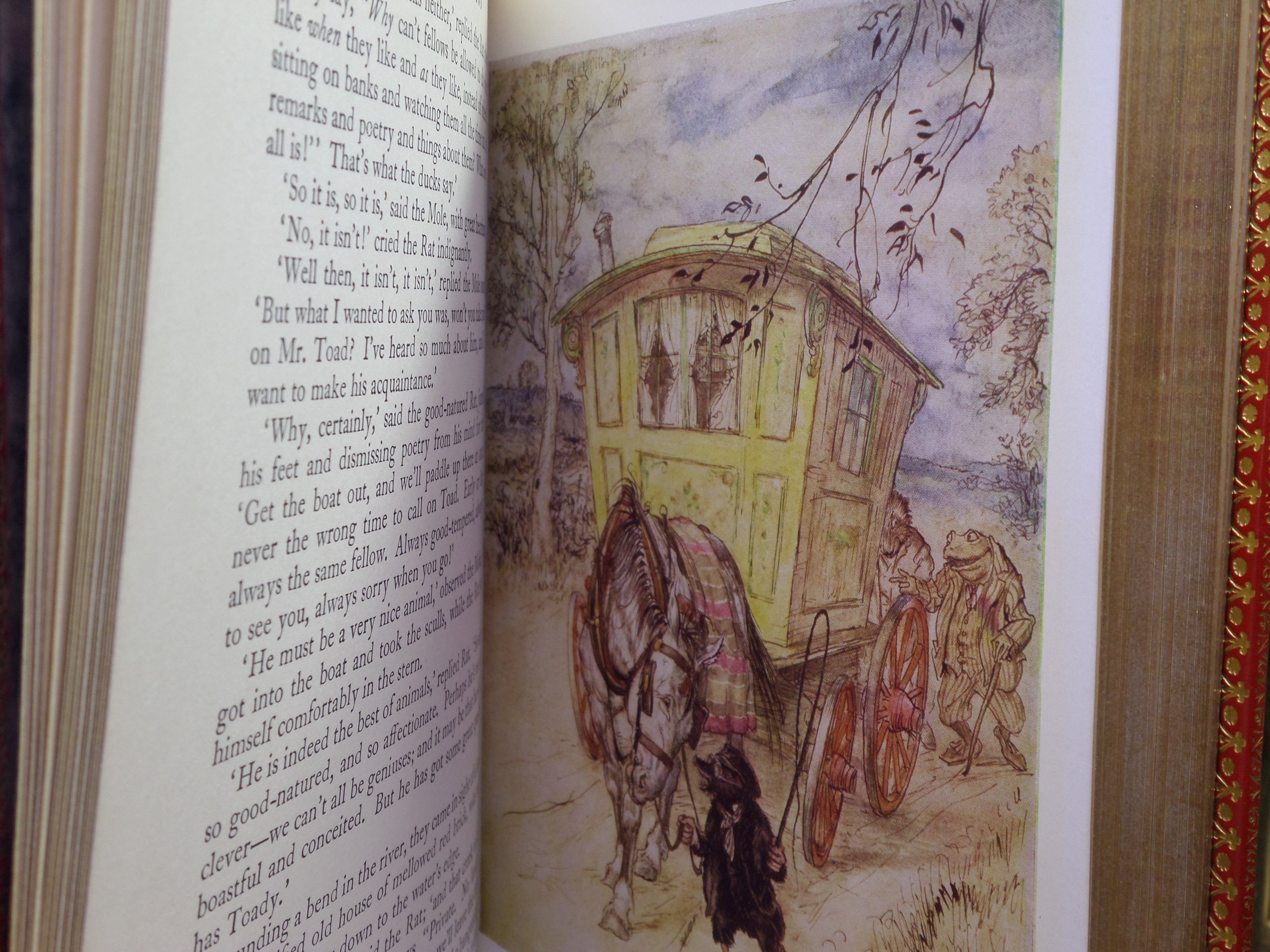 THE WIND IN THE WILLOWS BY KENNETH GRAHAME 1960 ARTHUR RACKHAM ILLUSTRATIONS