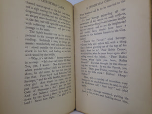 A CHRISTMAS CAROL BY CHARLES DICKENS 1907 DELUXE VELLUM EDITION, C. E. BROCK ILLUSTRATIONS