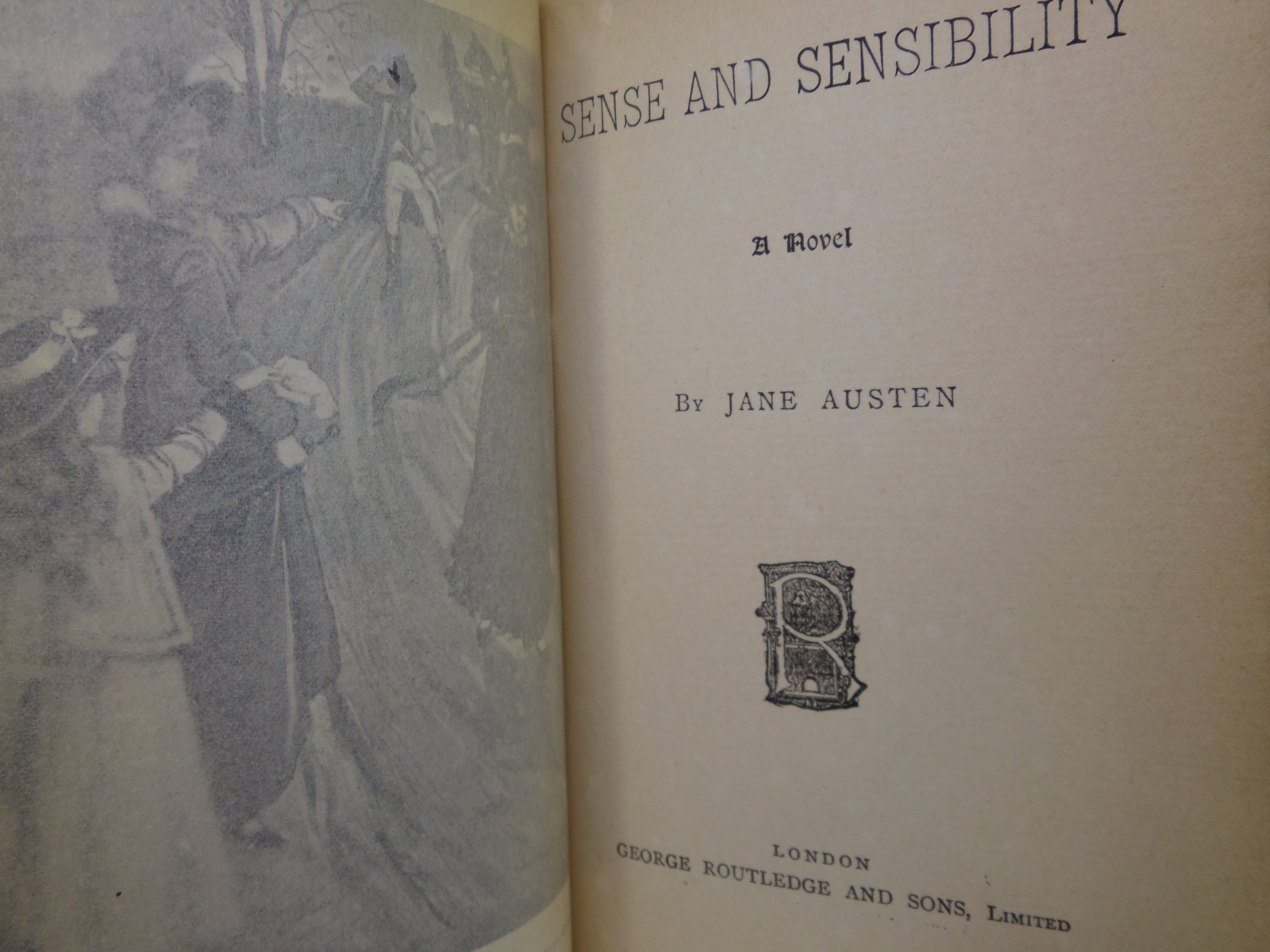 SENSE AND SENSIBILITY BY JANE AUSTEN CIRCA 1885