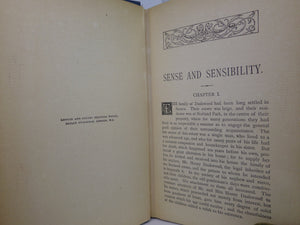 SENSE AND SENSIBILITY BY JANE AUSTEN CIRCA 1885