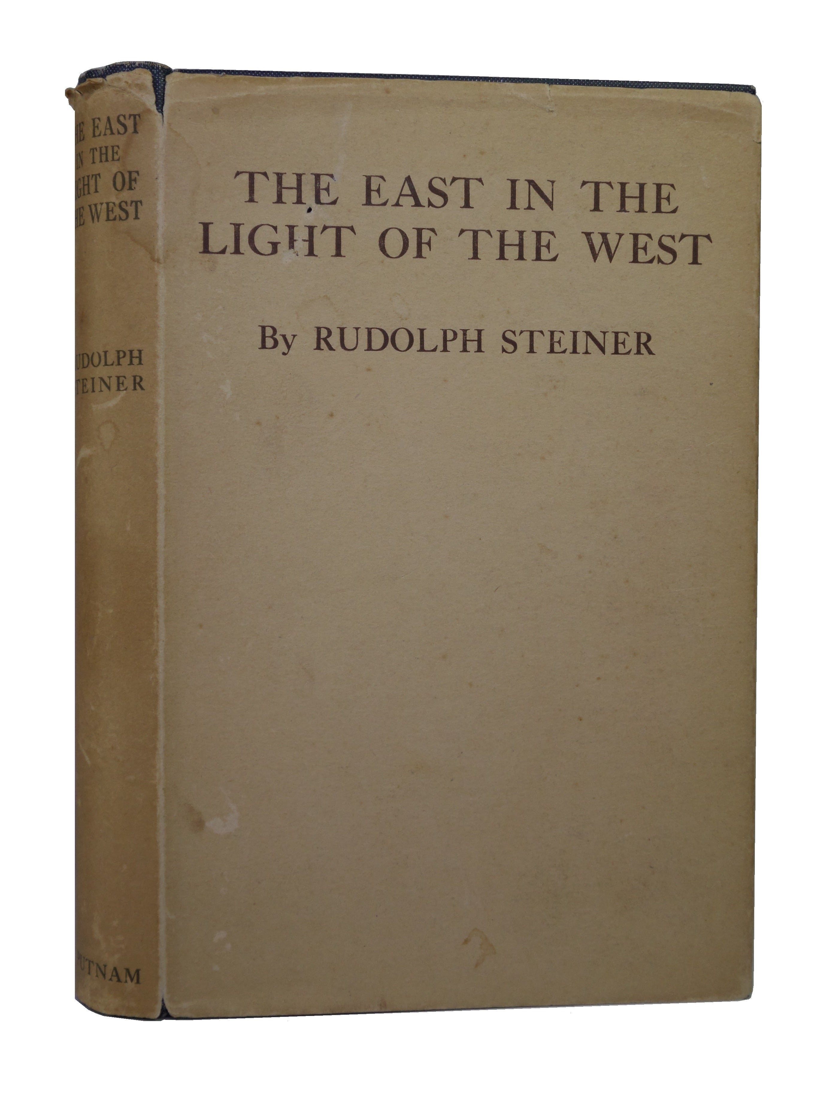 THE EAST IN THE LIGHT OF THE WEST BY RUDOLF STEINER 1922 FIRST EDITION