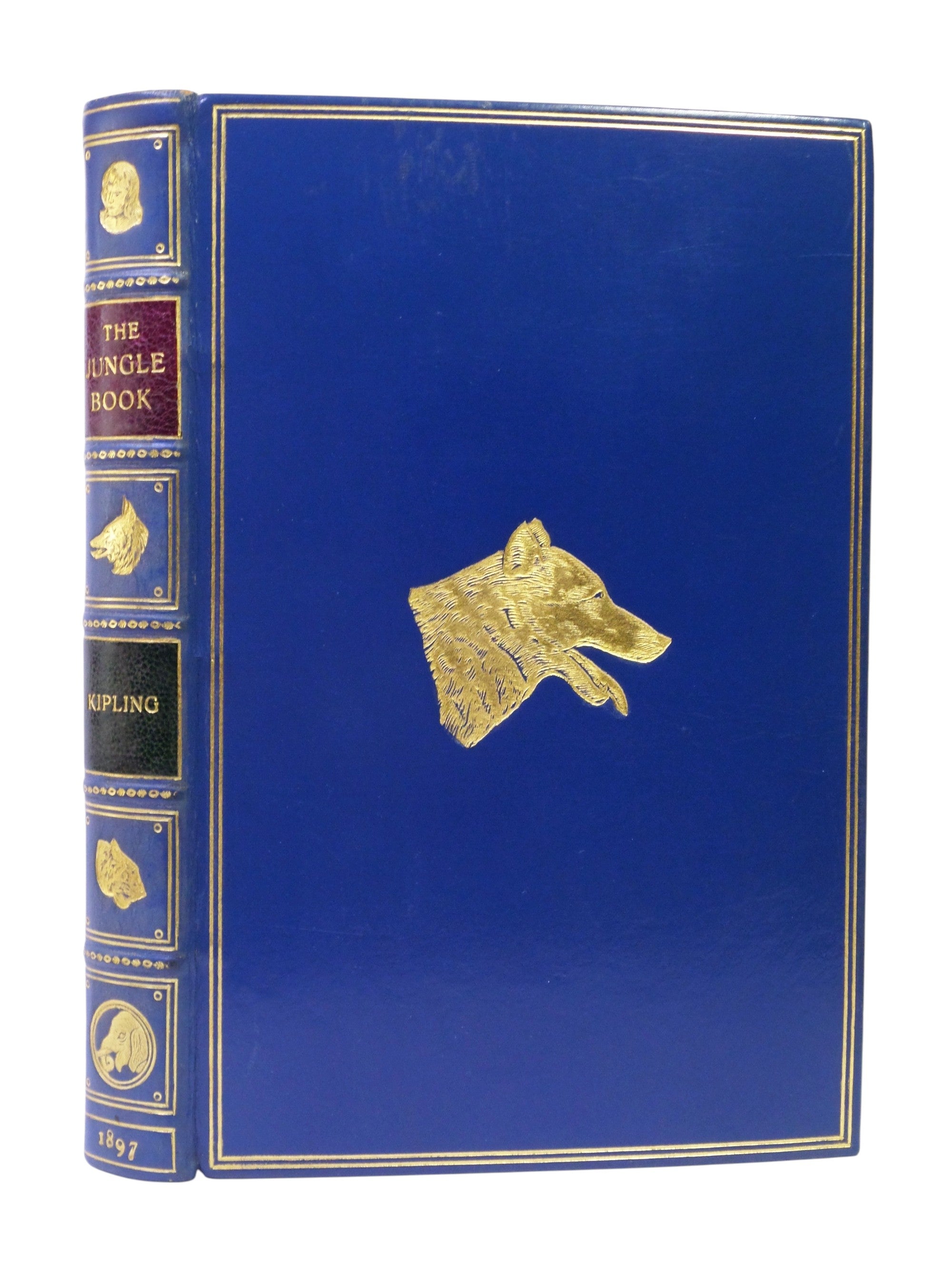 THE JUNGLE BOOK BY RUDYARD KIPLING 1897 BAYNTUN RIVIERE BINDING