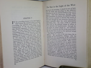 THE EAST IN THE LIGHT OF THE WEST BY RUDOLF STEINER 1922 FIRST EDITION