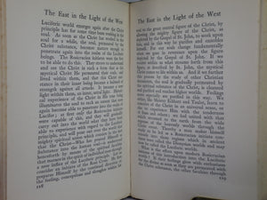 THE EAST IN THE LIGHT OF THE WEST BY RUDOLF STEINER 1922 FIRST EDITION