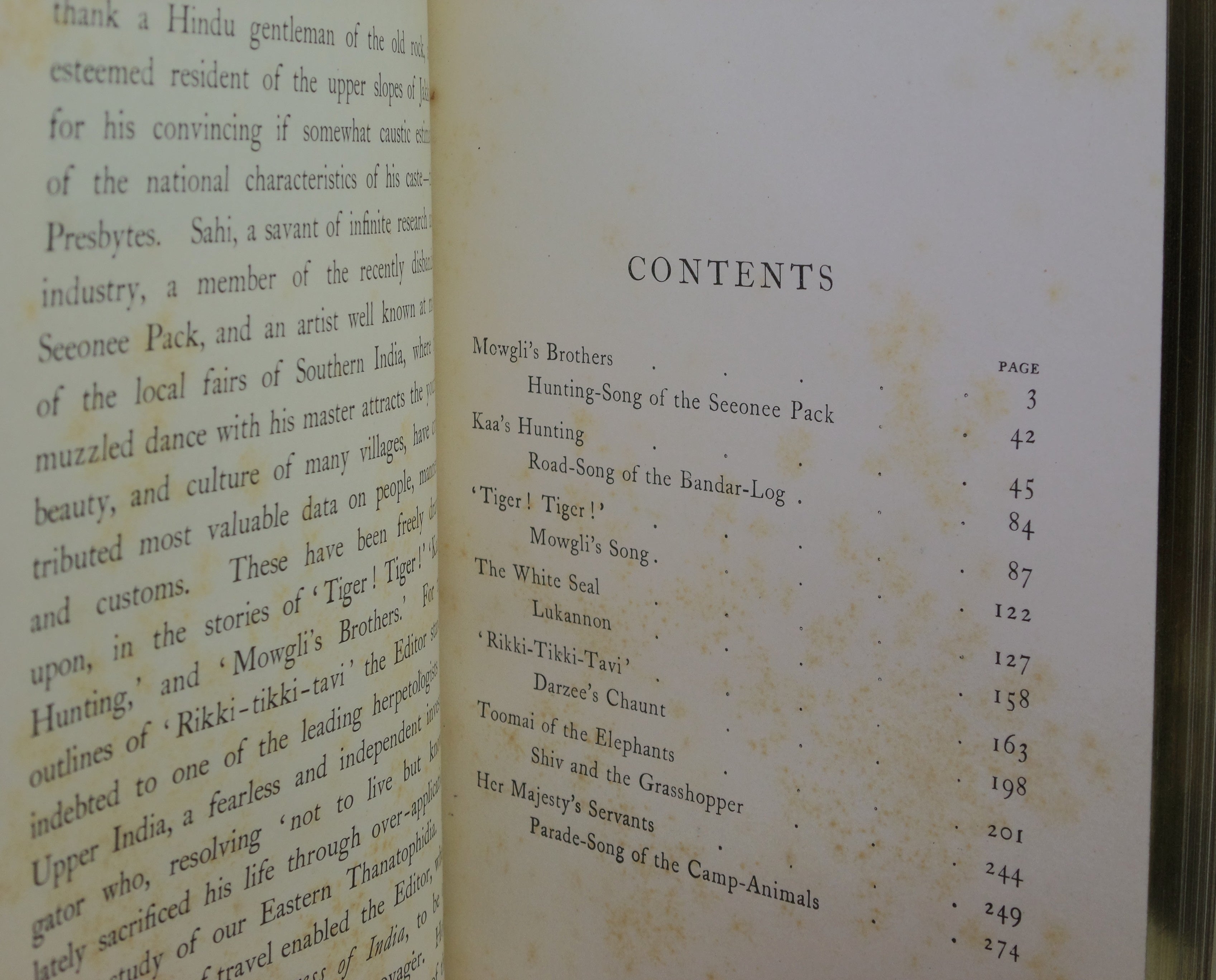 THE JUNGLE BOOK BY RUDYARD KIPLING 1897 BAYNTUN RIVIERE BINDING