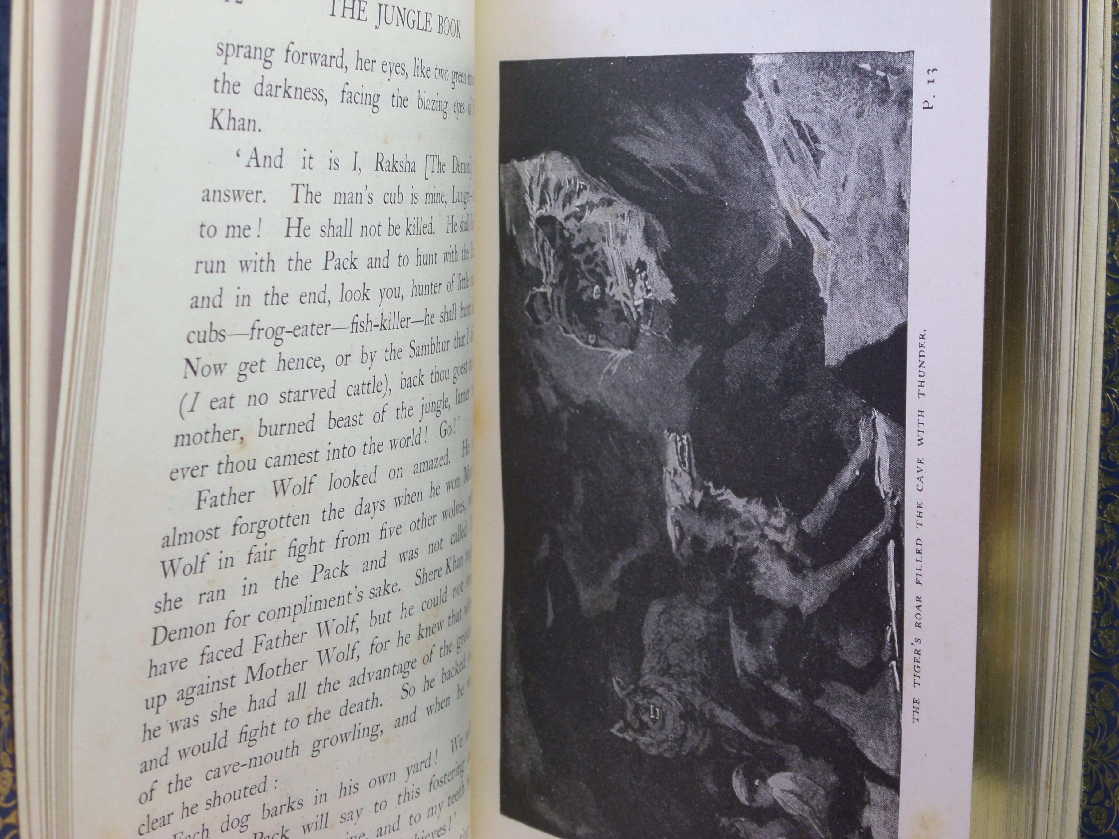 THE JUNGLE BOOK BY RUDYARD KIPLING 1897 BAYNTUN RIVIERE BINDING