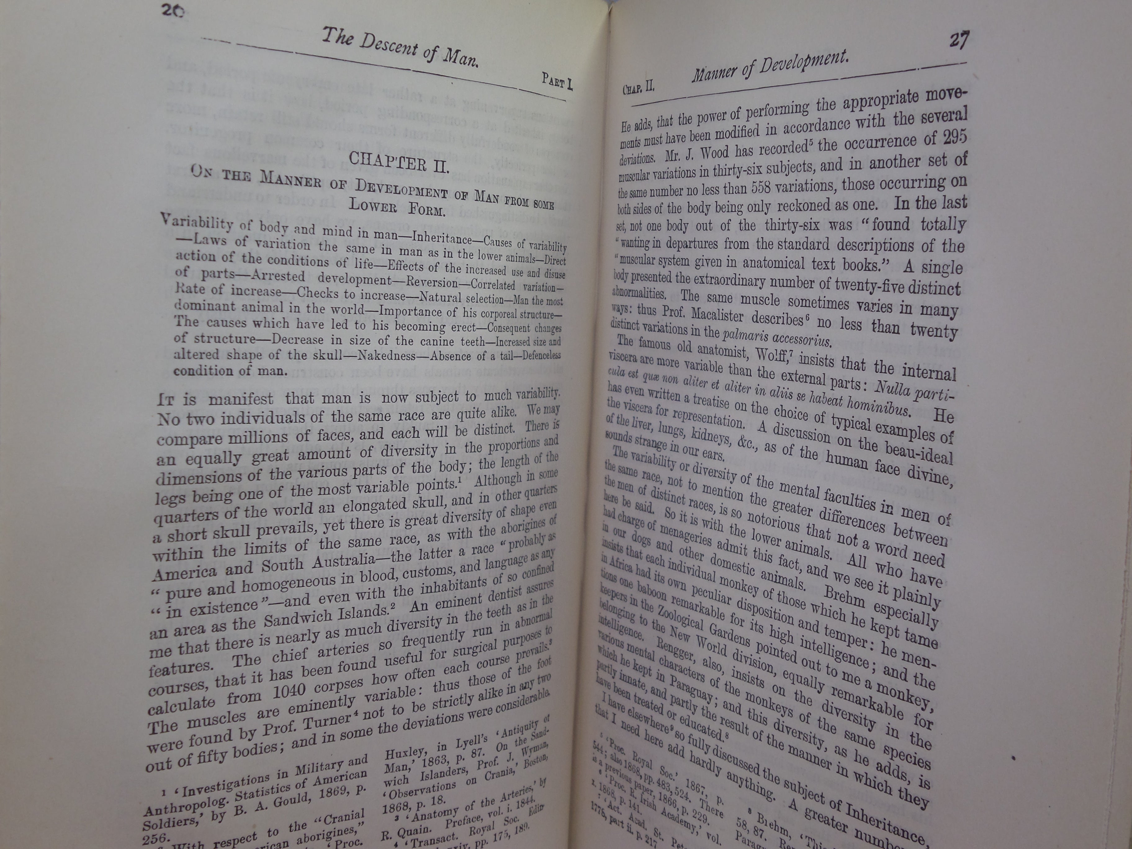 THE DESCENT OF MAN BY CHARLES DARWIN 1890