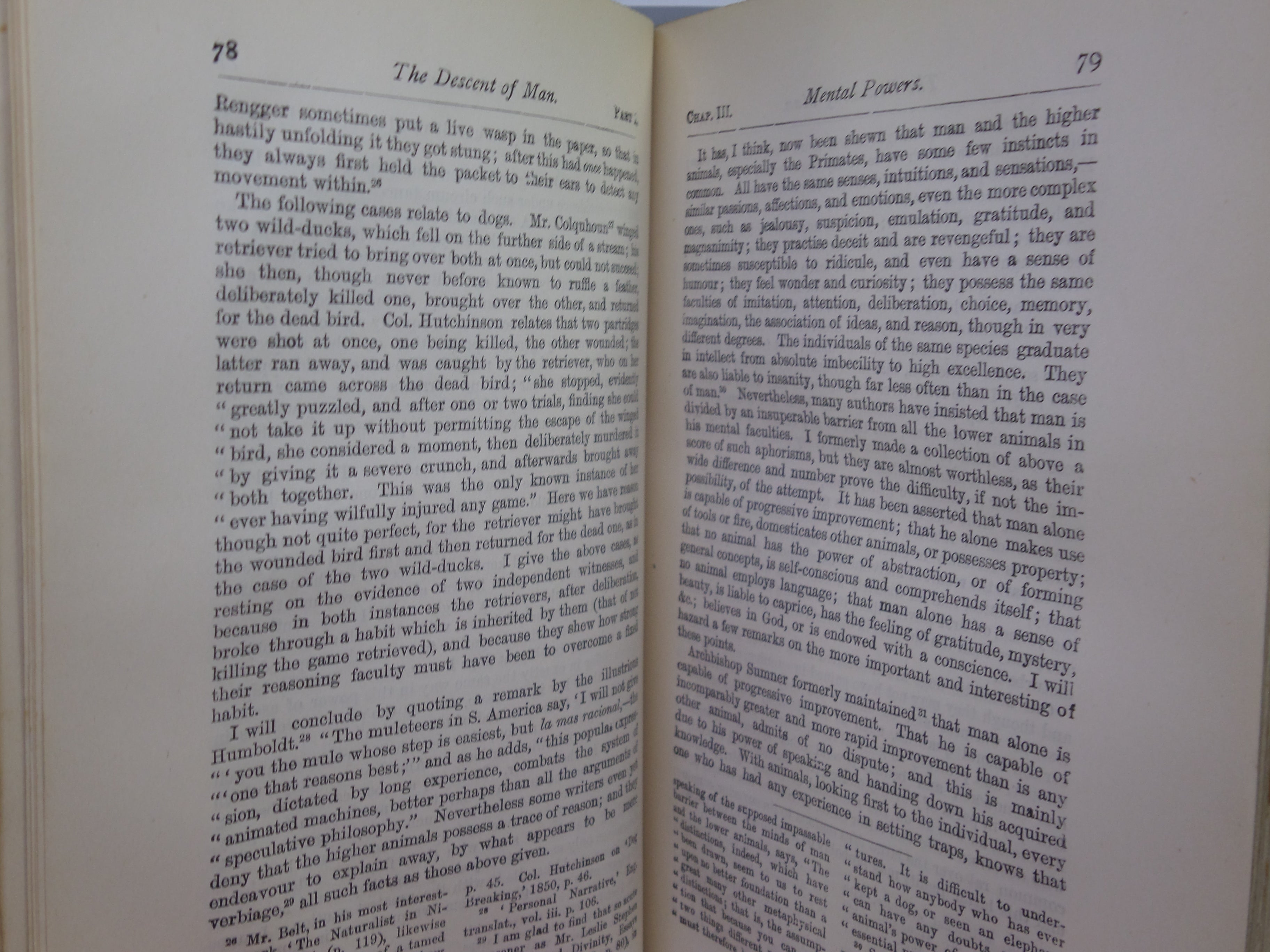 THE DESCENT OF MAN BY CHARLES DARWIN 1890
