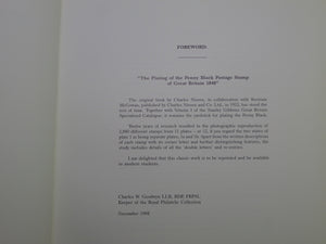 THE PLATING OF THE PENNY BLACK POSTAGE STAMP OF GREAT BRITAIN BY CHARLES NISSEN