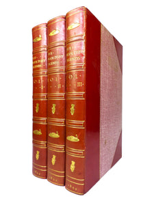 THE INGOLDSBY LEGENDS 1894 LEATHER BOUND BY DENNY IN THREE VOLUMES