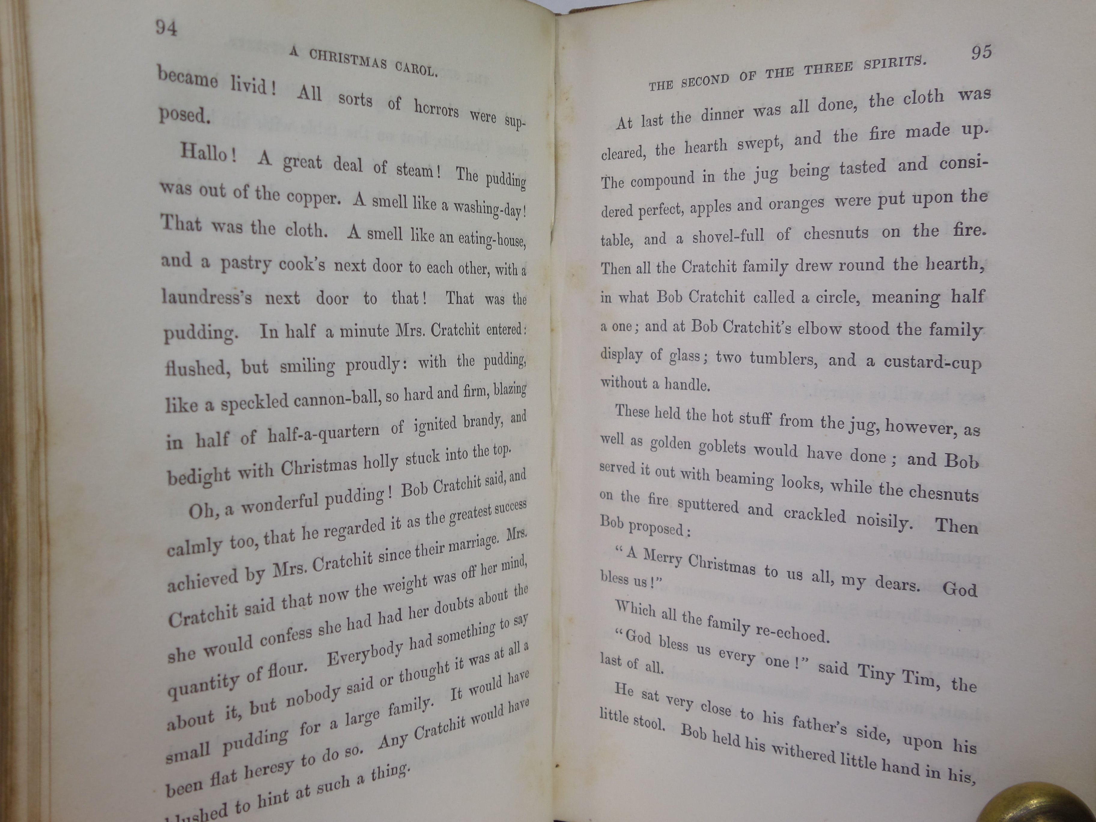 A CHRISTMAS CAROL BY CHARLES DICKENS 1843 SECOND EDITION