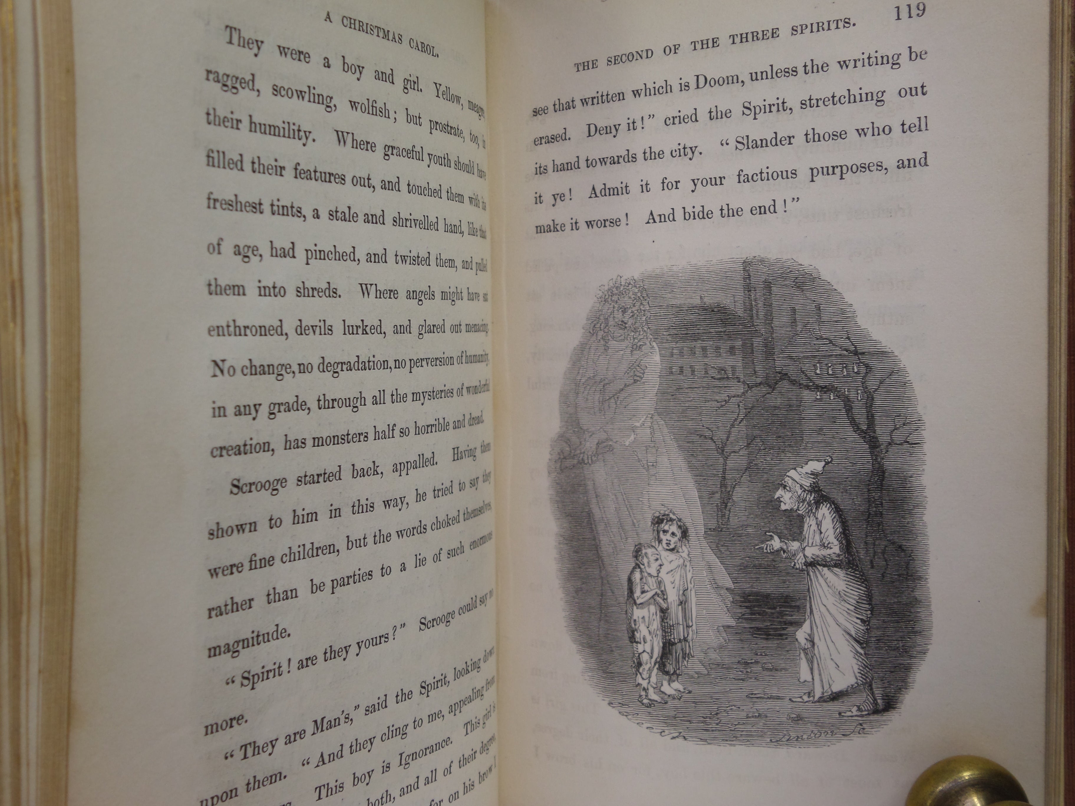 A CHRISTMAS CAROL BY CHARLES DICKENS 1843 SECOND EDITION