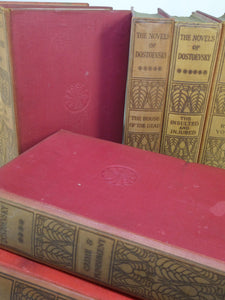 THE NOVELS OF FYODOR DOSTOEVSKY VOLUMES 1-12 TRANS. BY CONSTANCE GARNETT 1915-23