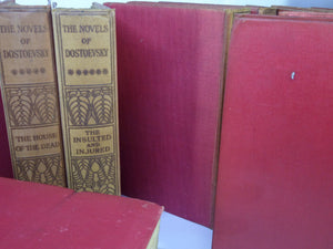 THE NOVELS OF FYODOR DOSTOEVSKY VOLUMES 1-12 TRANS. BY CONSTANCE GARNETT 1915-23