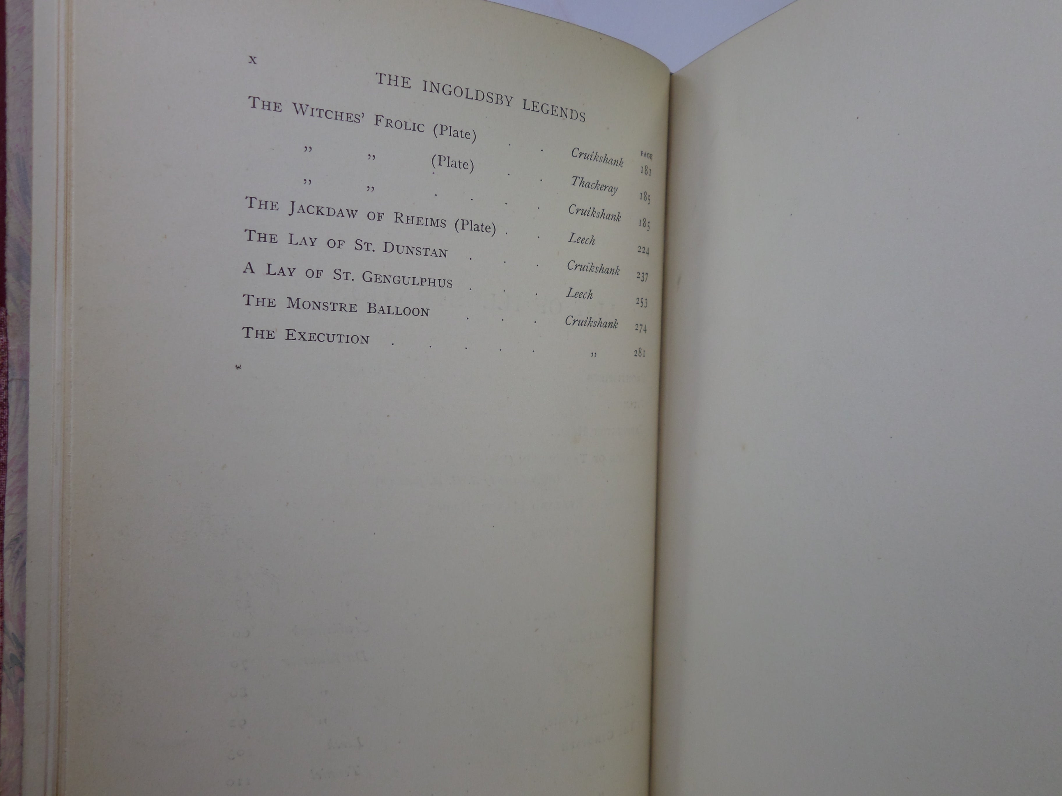 THE INGOLDSBY LEGENDS 1894 LEATHER BOUND BY DENNY IN THREE VOLUMES