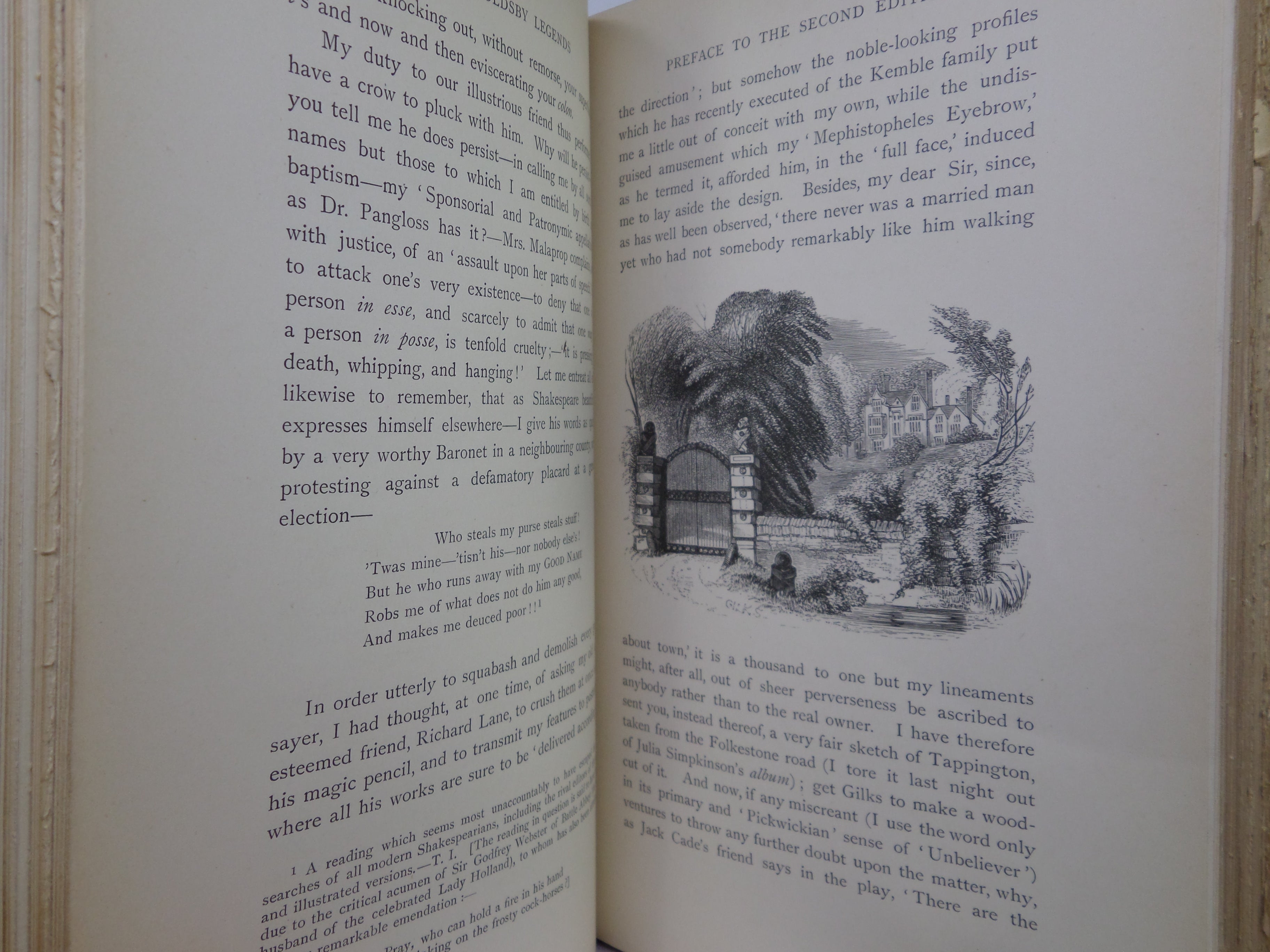 THE INGOLDSBY LEGENDS 1894 LEATHER BOUND BY DENNY IN THREE VOLUMES